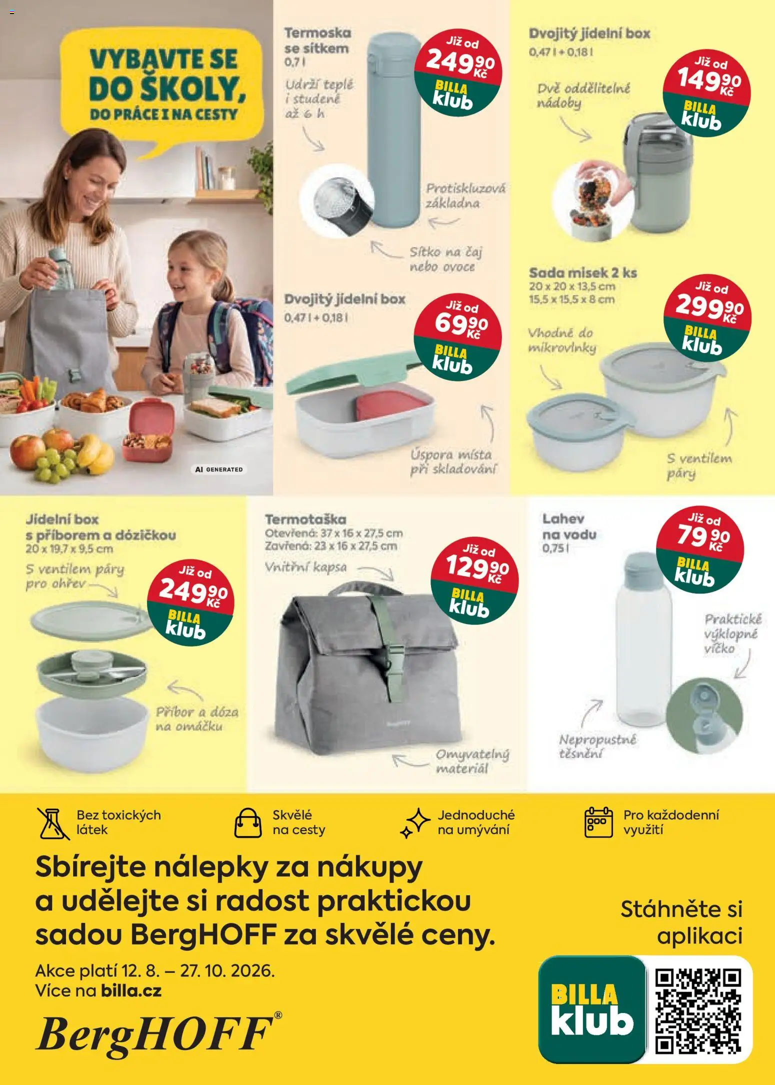 Billa Velký leták Leták in Česko