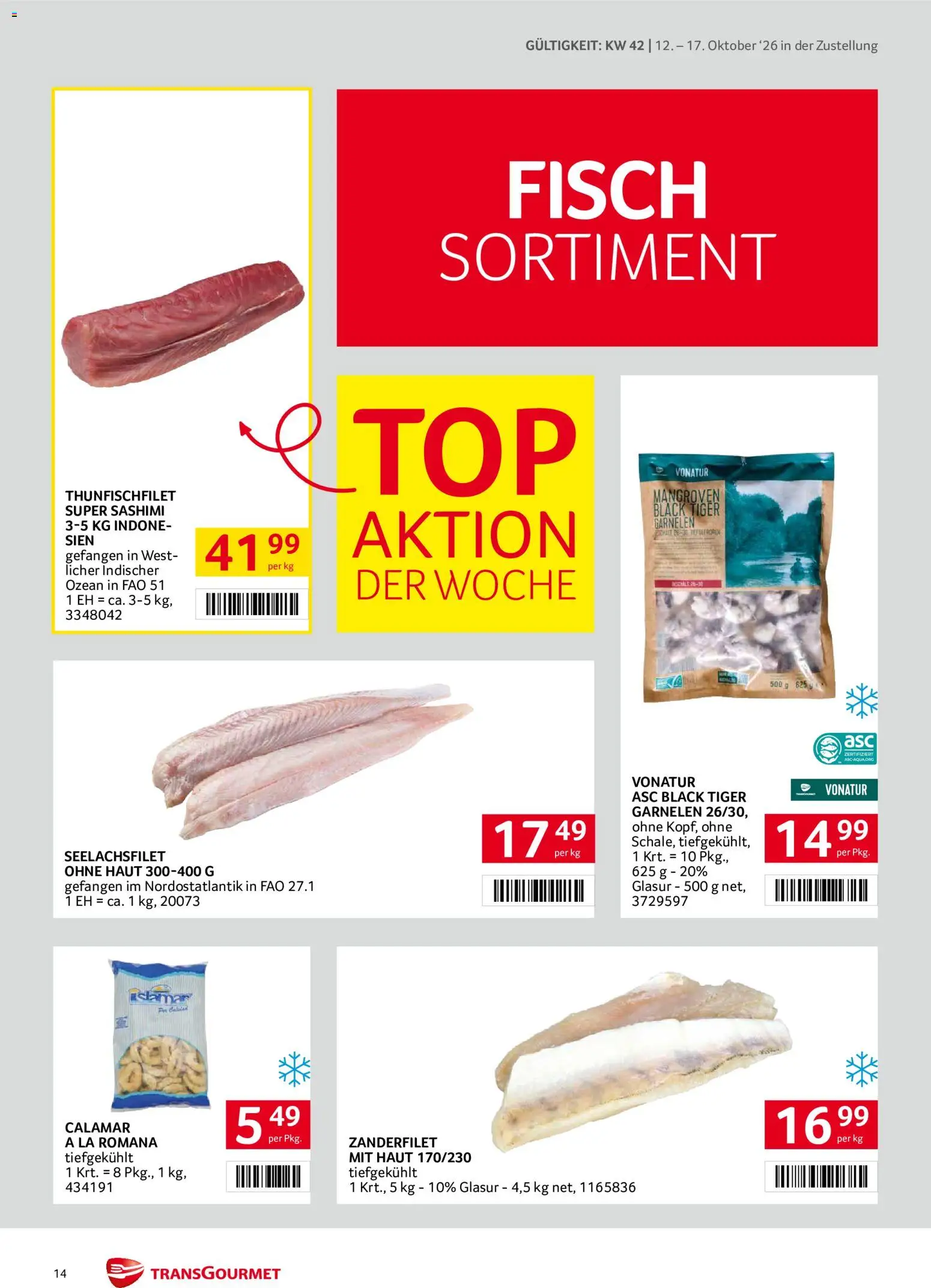 Transgourmet Flugblatt Flugblatt in Österreich