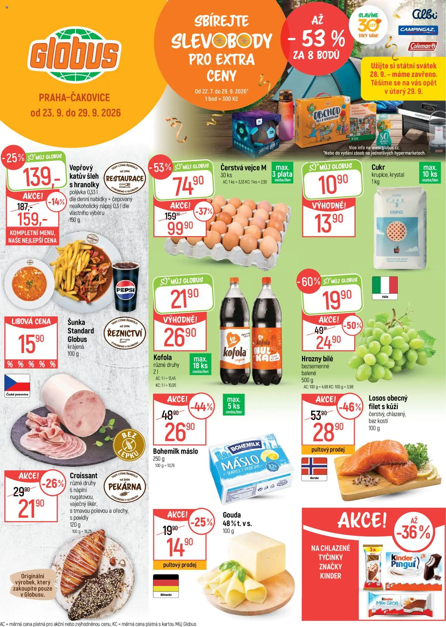 Globus leták Leták in Česko