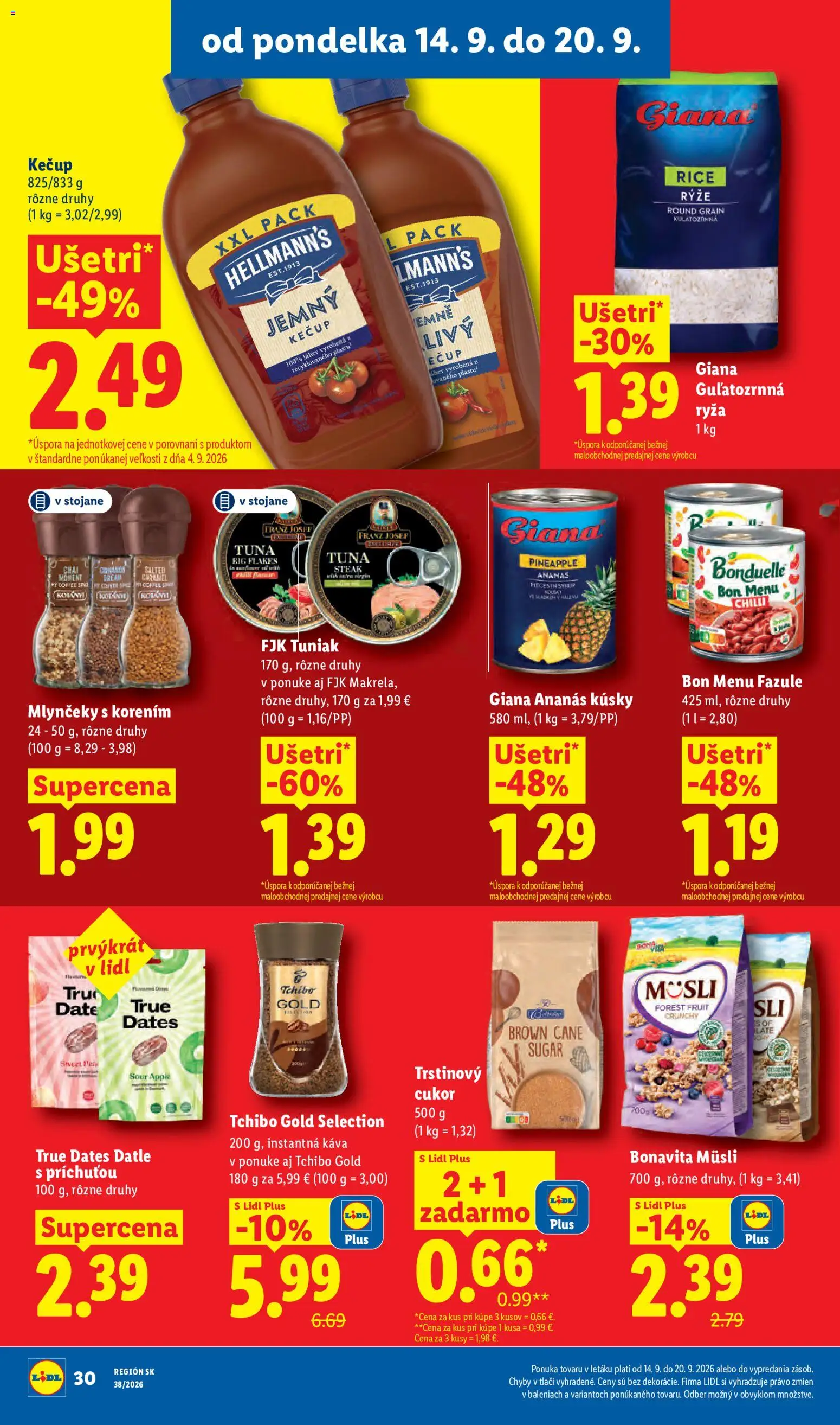 Lidl leták Leták in Slovensko