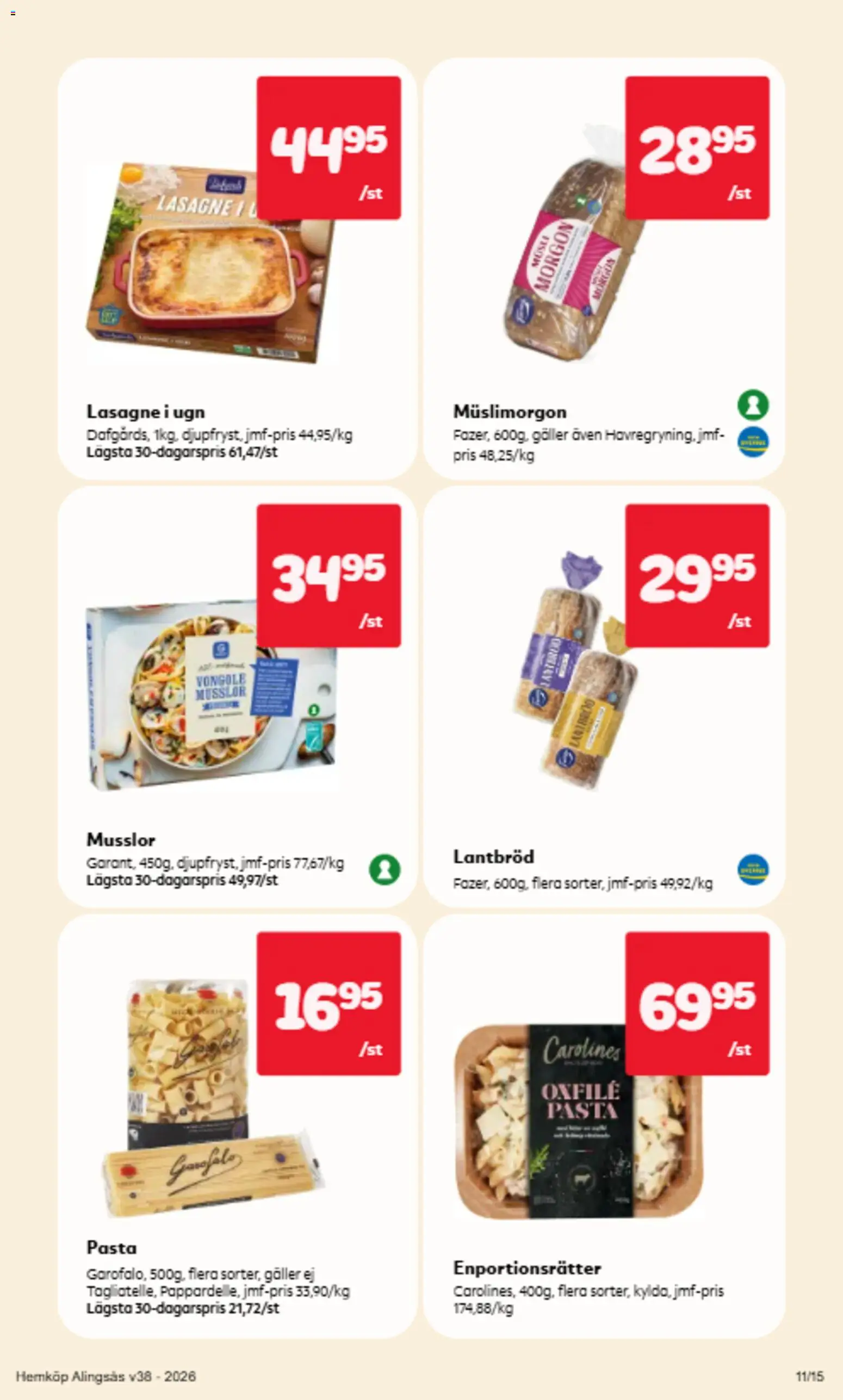 Hemköp erbjudanden Reklamblad in Sverige