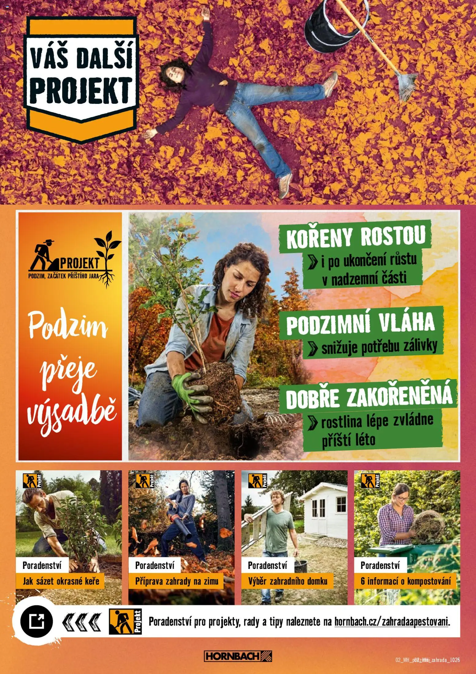 HORNBACH leták - Podzimní zahrada Leták in Česko