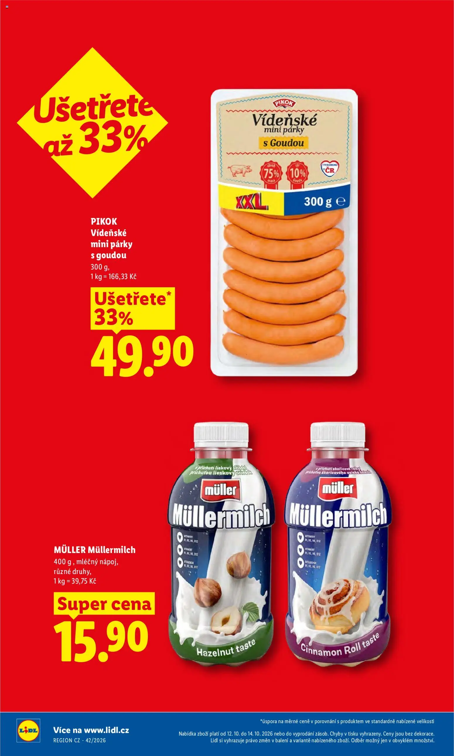Lidl leták Leták in Česko