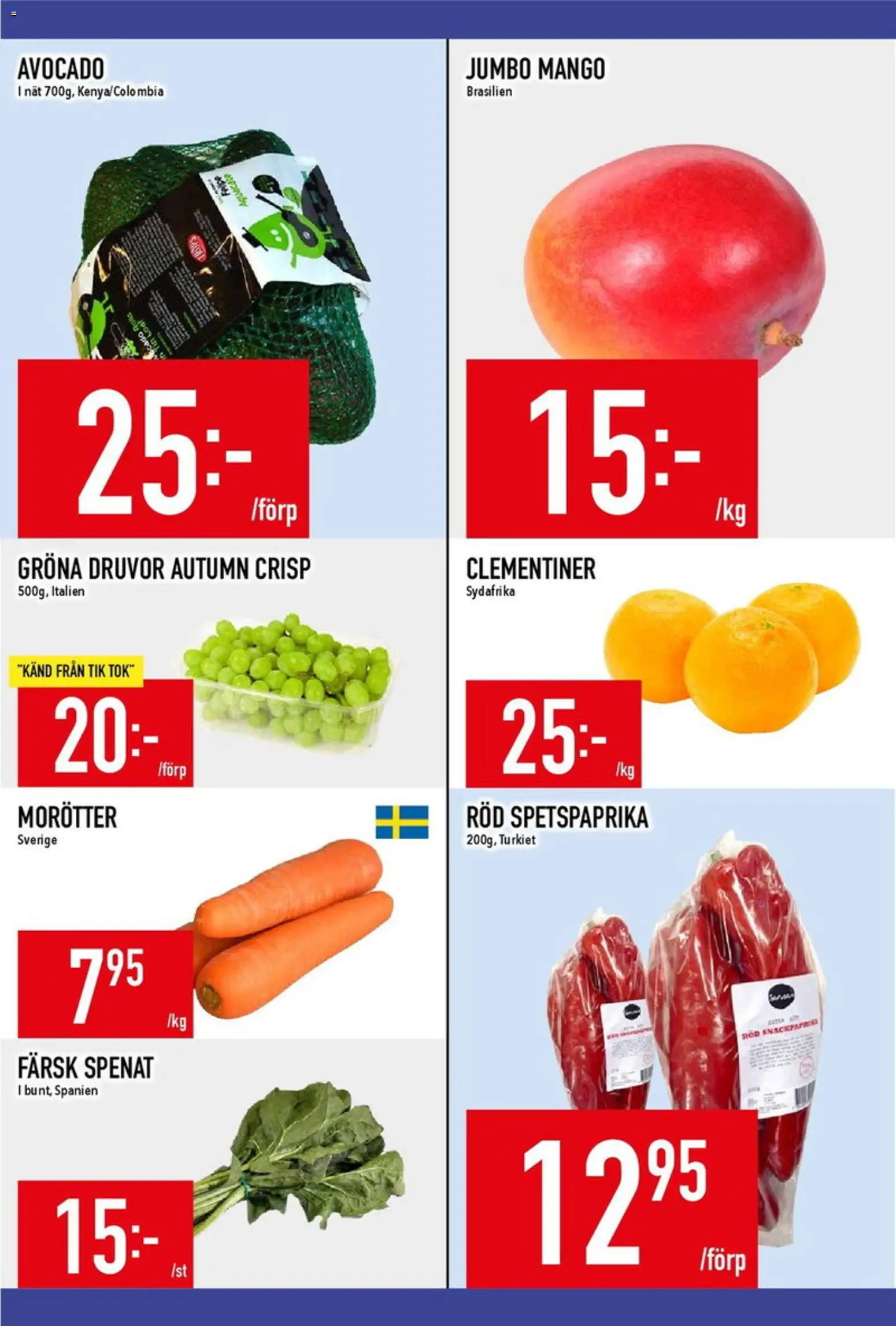 Matdax erbjudanden Reklamblad in Sverige