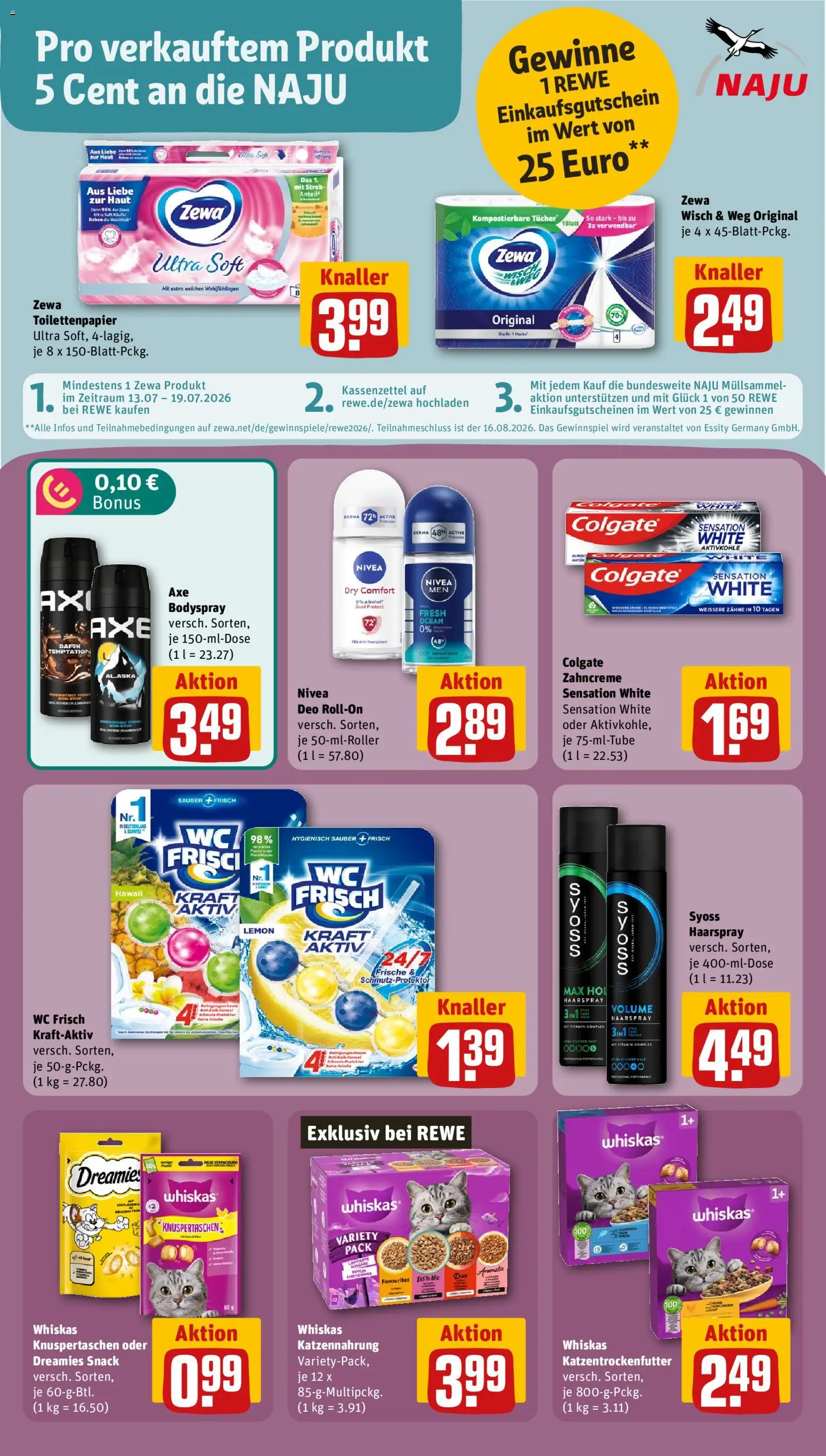 Rewe Prospekt | 13.07.2026 | Wie erhält man einen begrenzten Rabatt? | Deutschland