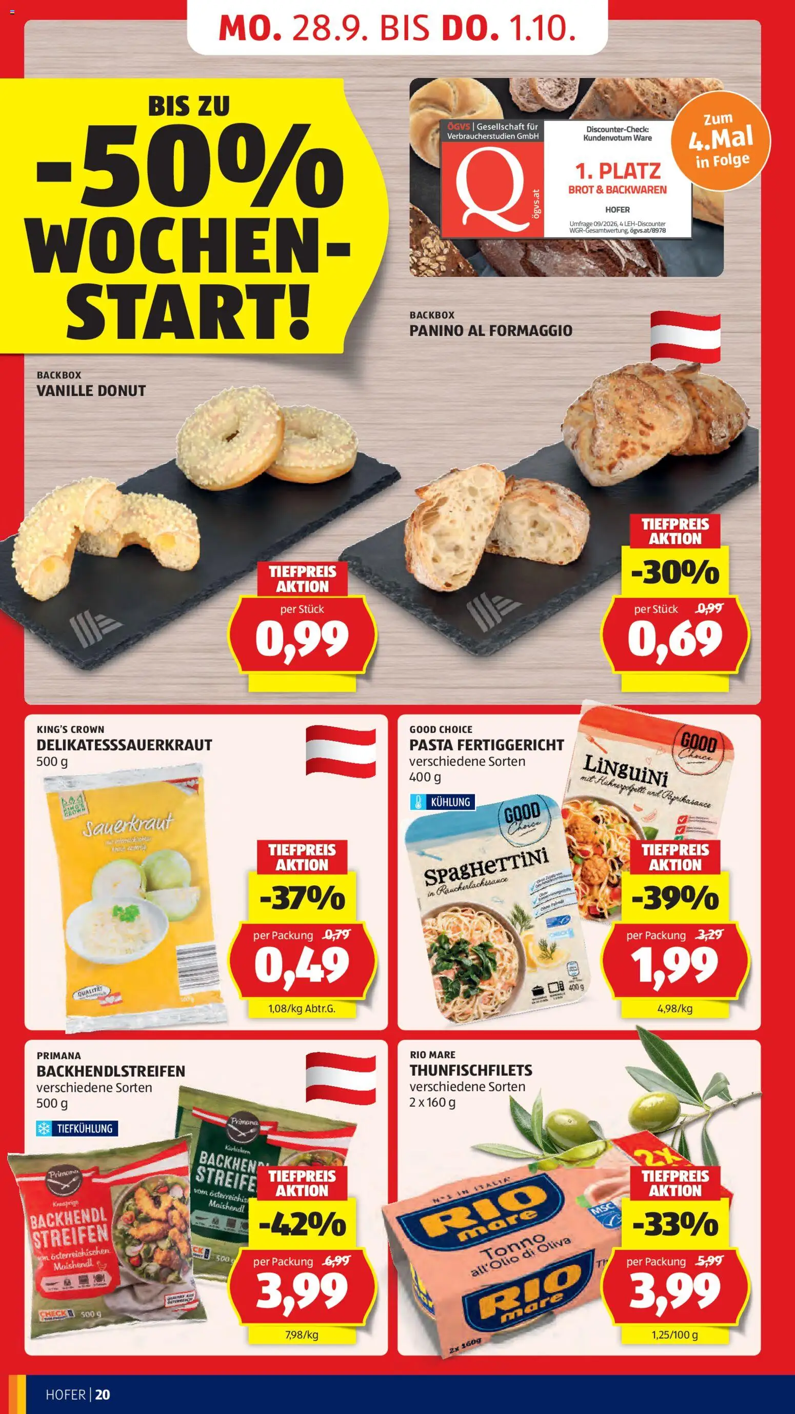 Hofer AT akciós újság Akciós újság in Magyarország