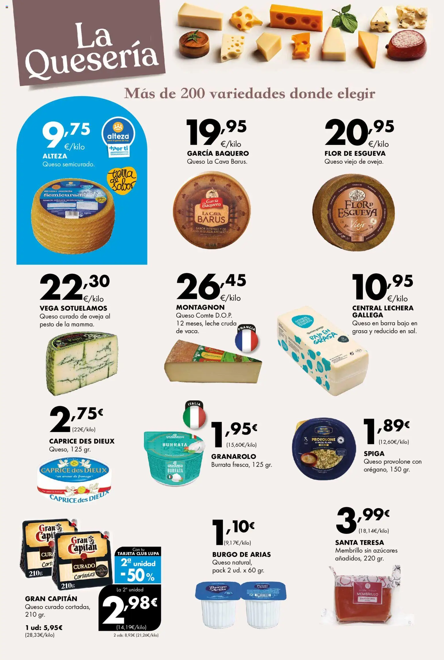 Lupa Supermercados folleto Folleto in España