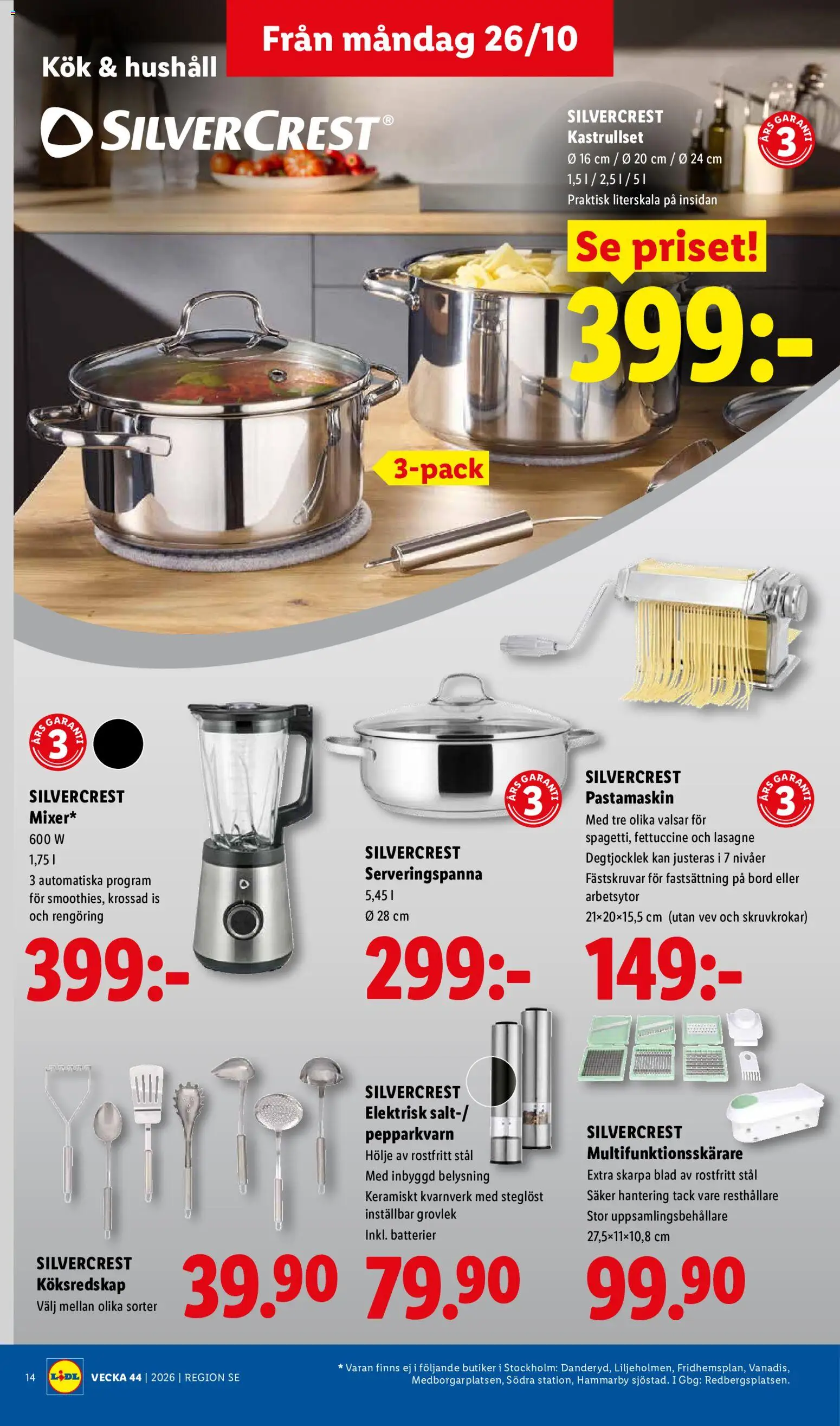 Lidl erbjudanden Reklamblad in Sverige