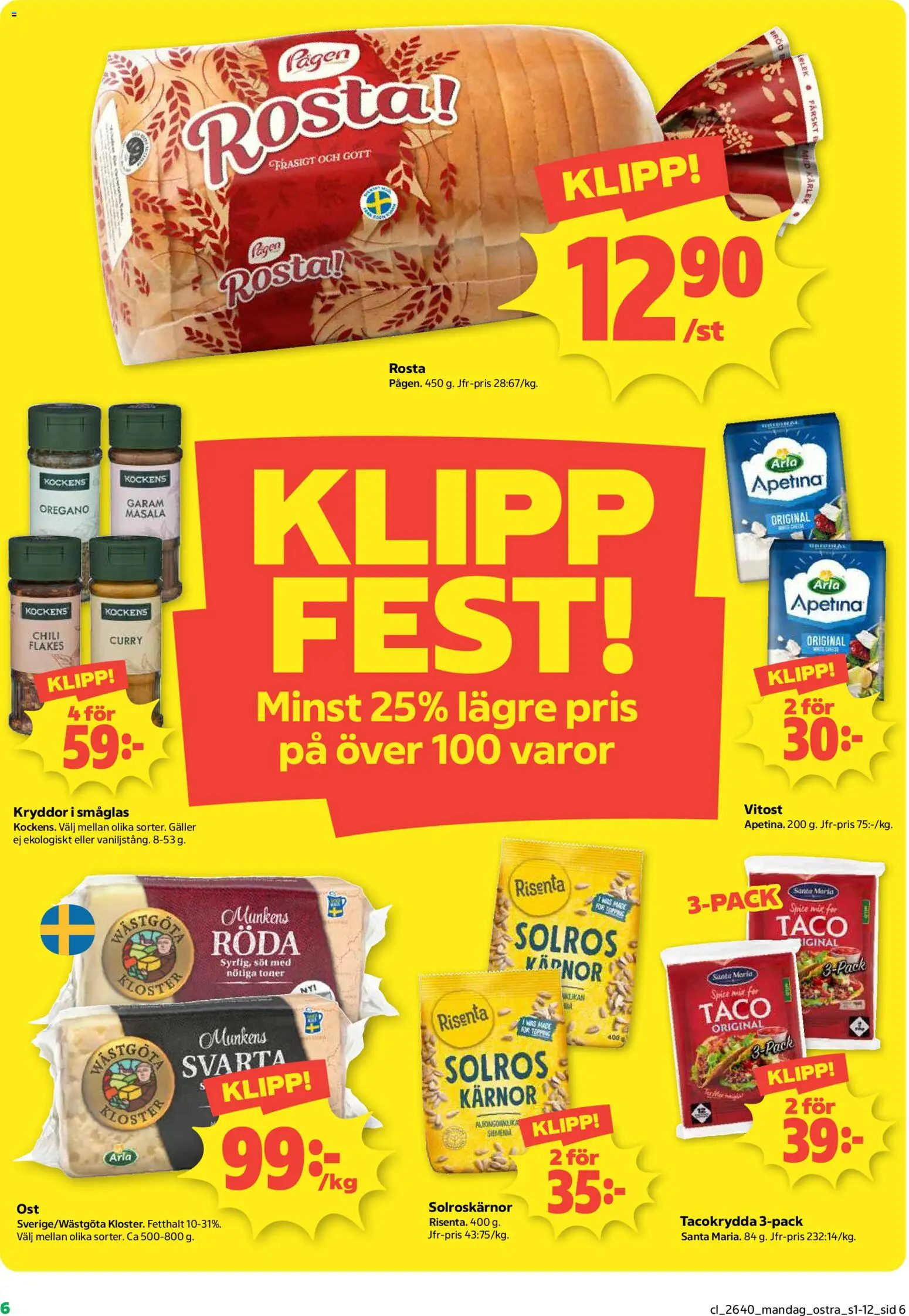 Coop Daglivs erbjudanden Reklamblad in Sverige