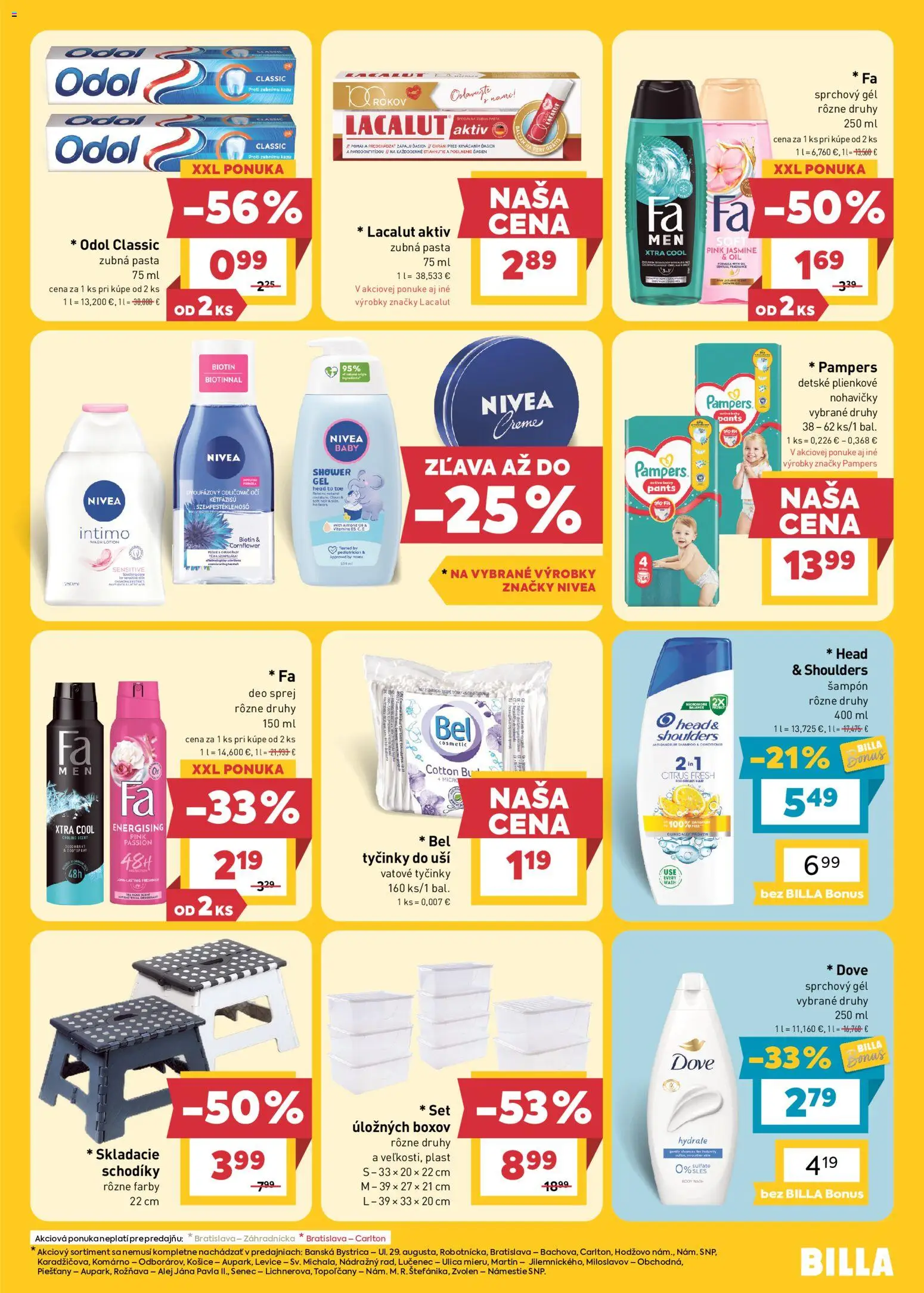 Billa leták Leták in Slovensko
