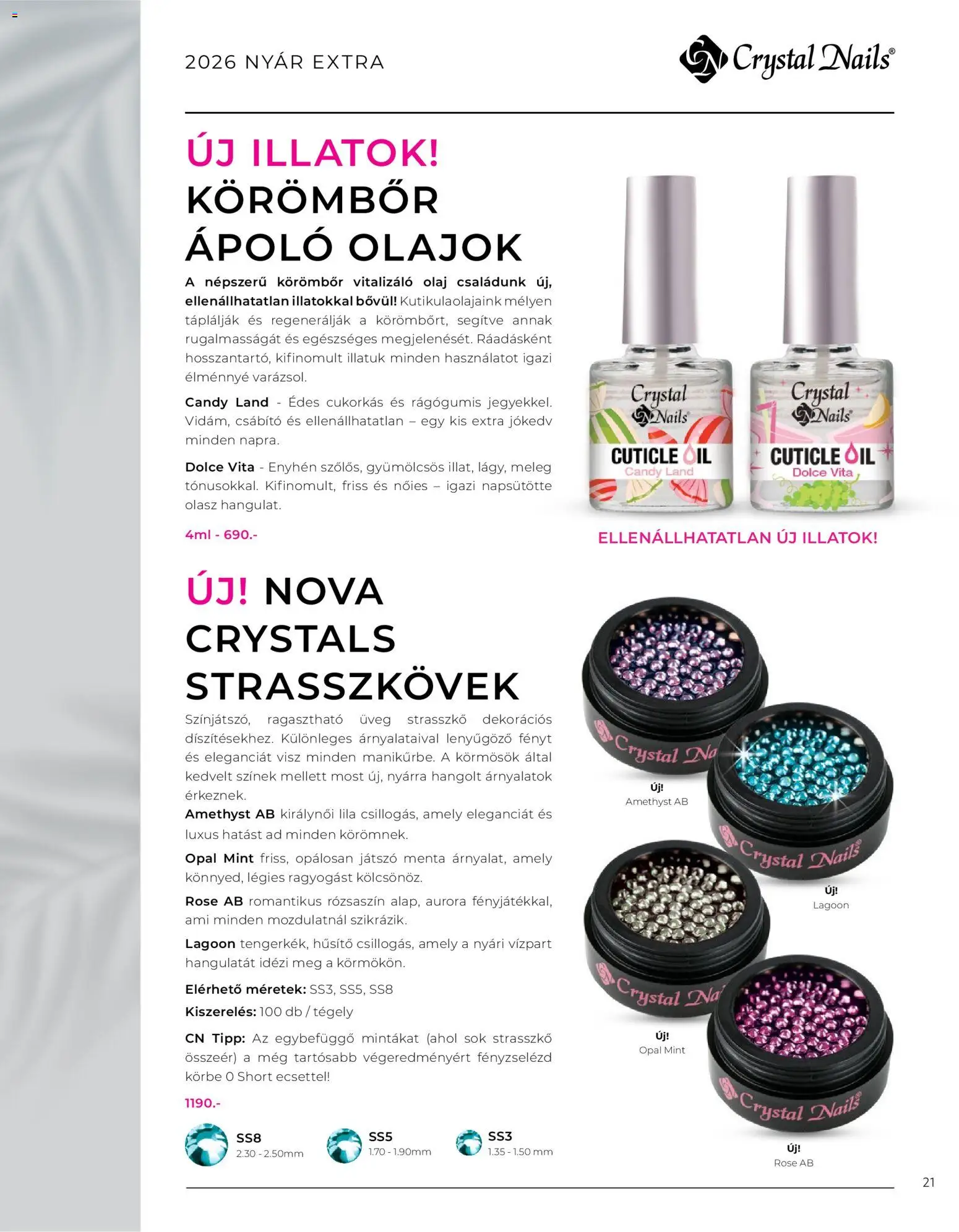 Crystal Nails Akciós Újság 2026.06.08.-tól/töl - fantasztikus ajánlatokat! 🛍️ | Magyarország