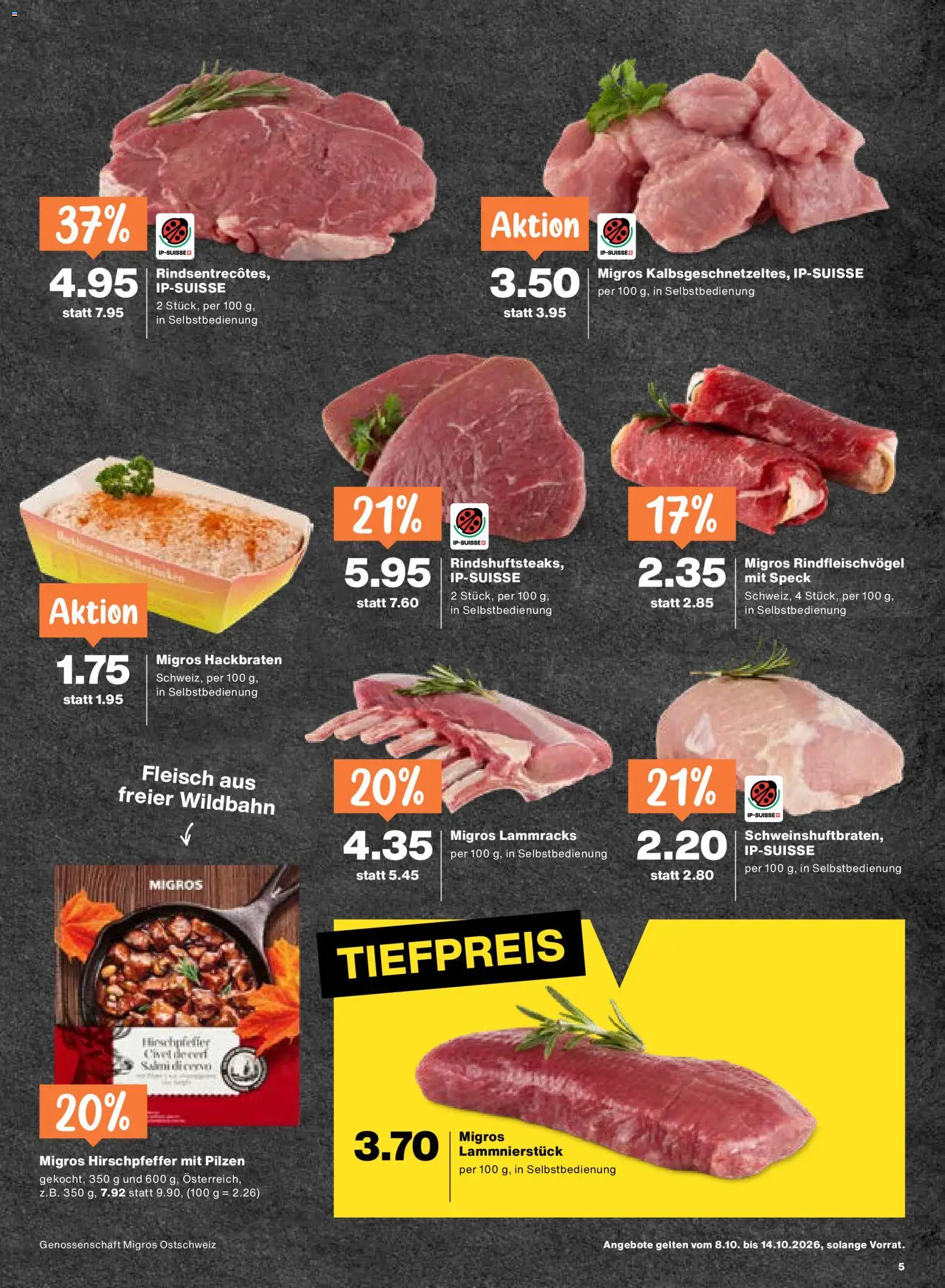 Migros aktionen Prospekt in Schweiz