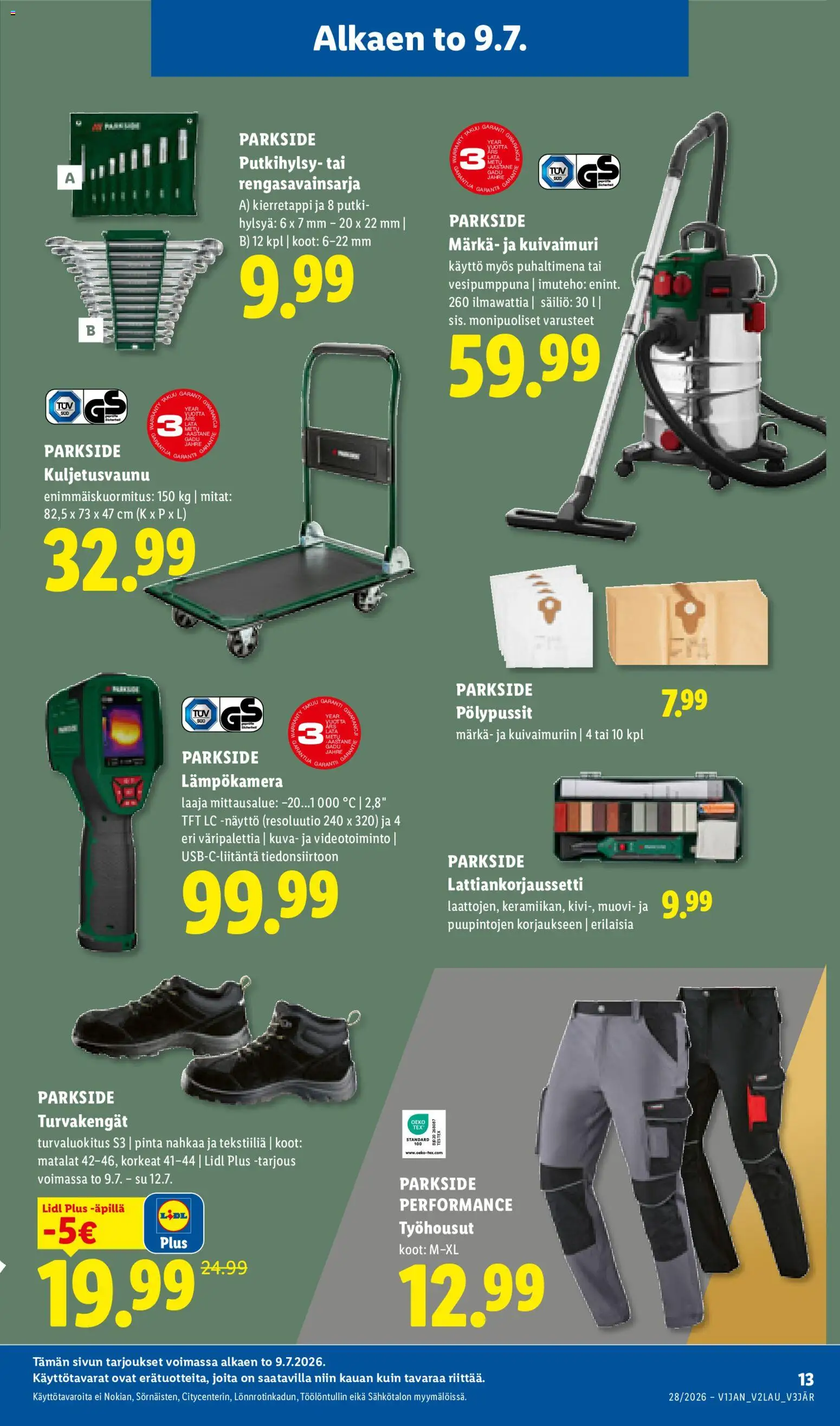 🛍️ Lidl tarjoukset alkaen 09/07/2026 » Katso huipputarjoukset ja säästä jo tänään! 💰 | Suomi