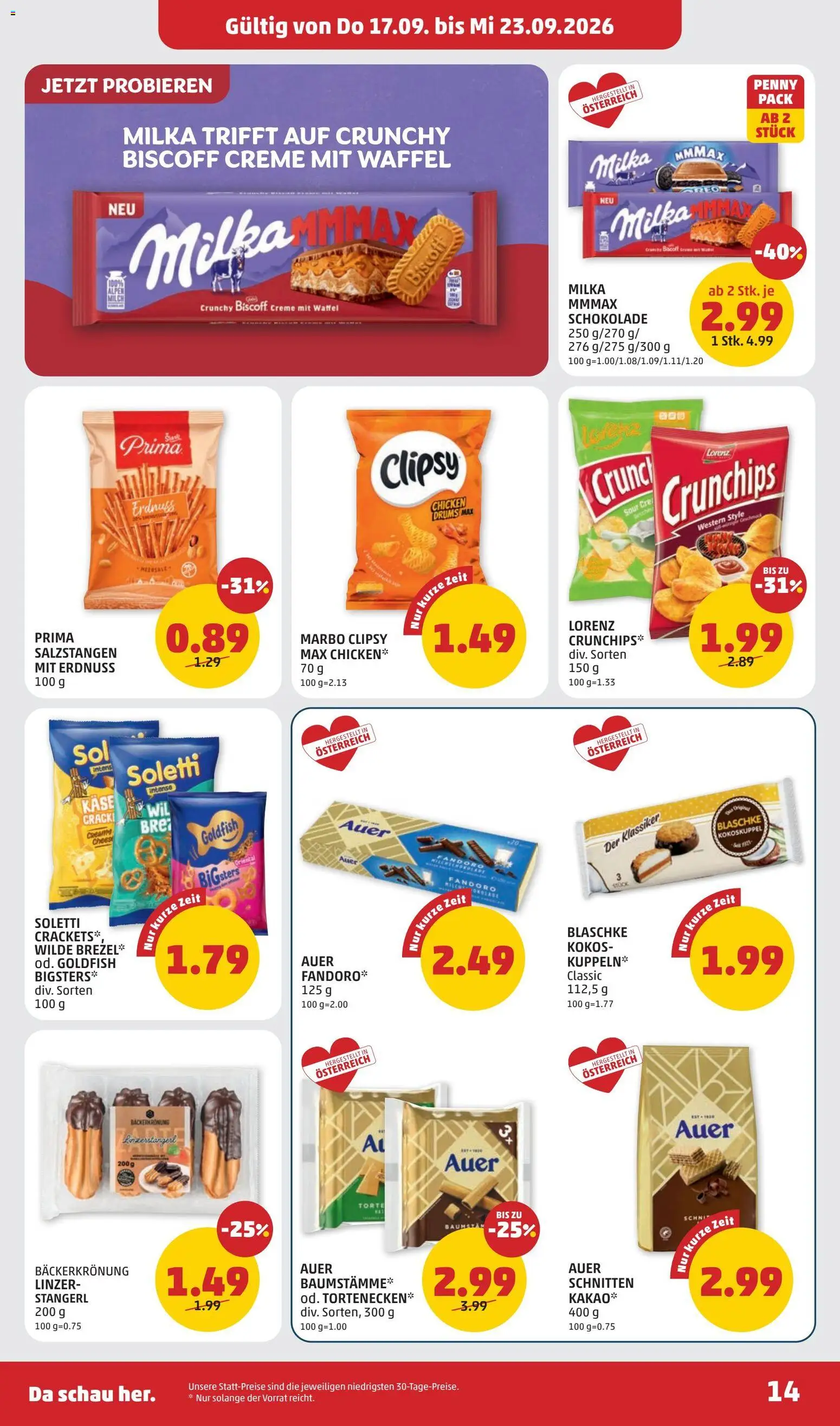 Penny Markt - Flugblatt Flugblatt in Österreich