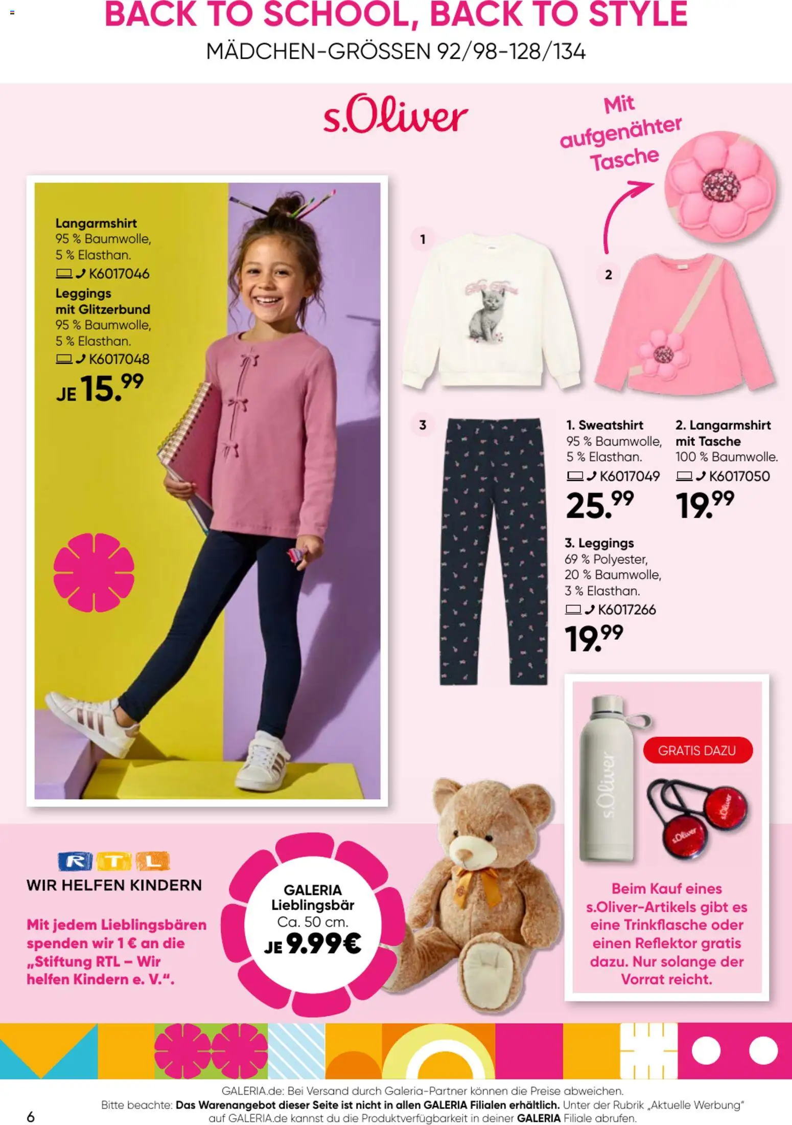Galeria Karstadt Kaufhof Back to school Prospekt in Deutschland