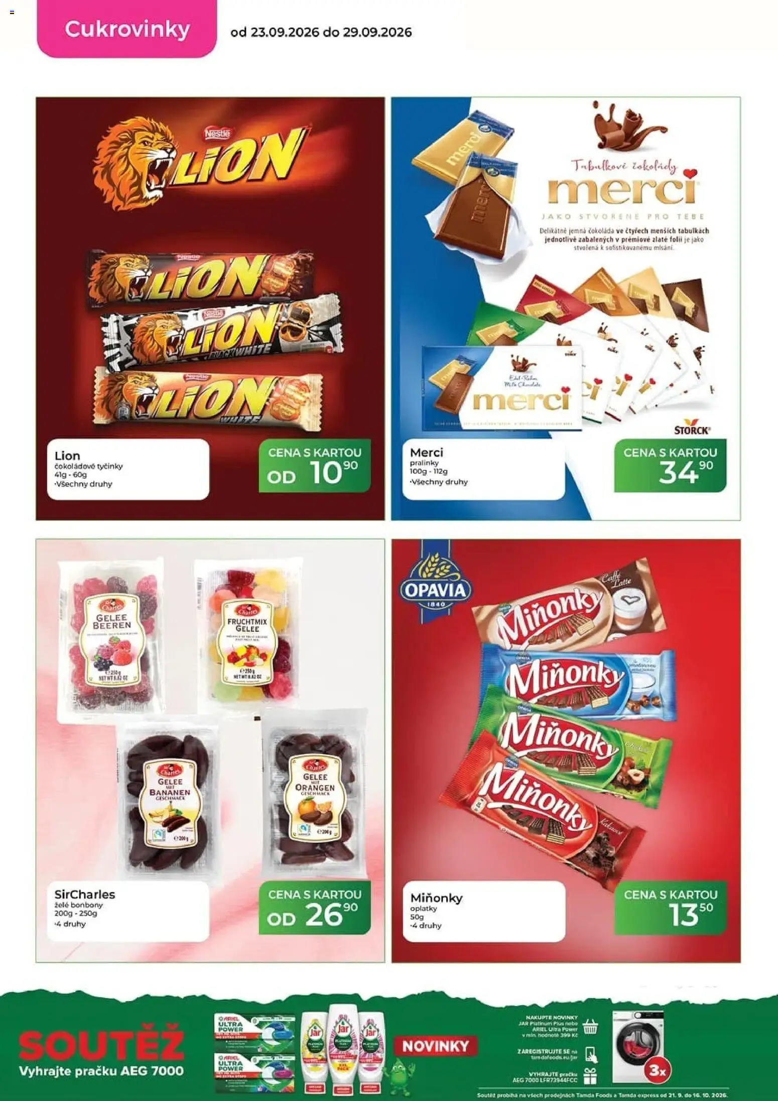 Tamda Foods leták Leták in Česko