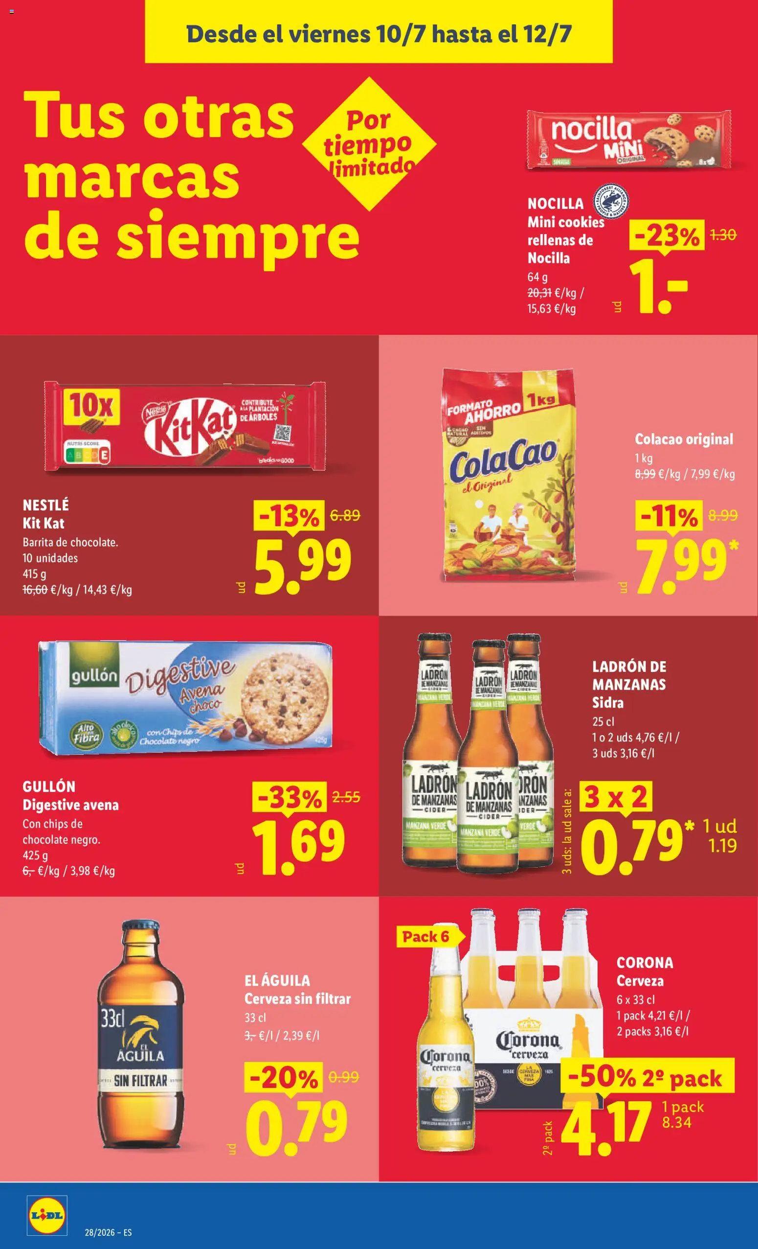 Lidl folleto desde 06/07/2026 | ¿Cómo obtener un descuento limitado? ¡Ahorra hoy mismo! | España