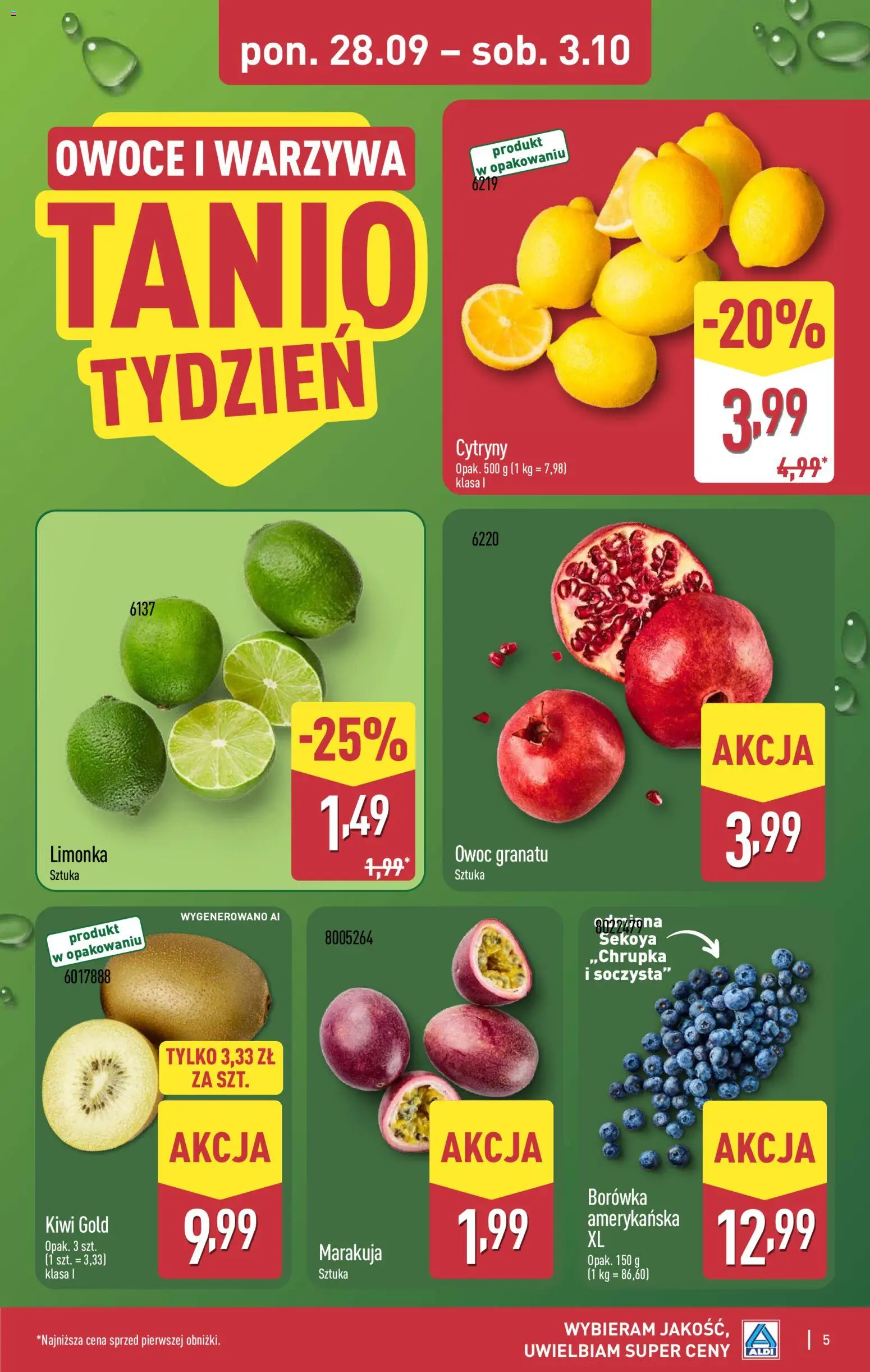Aldi Polsko leták Leták in Česko