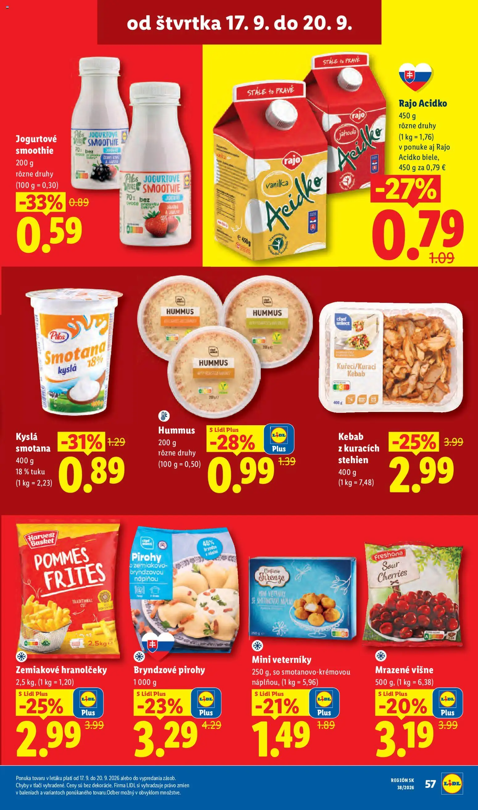 Lidl leták Leták in Slovensko