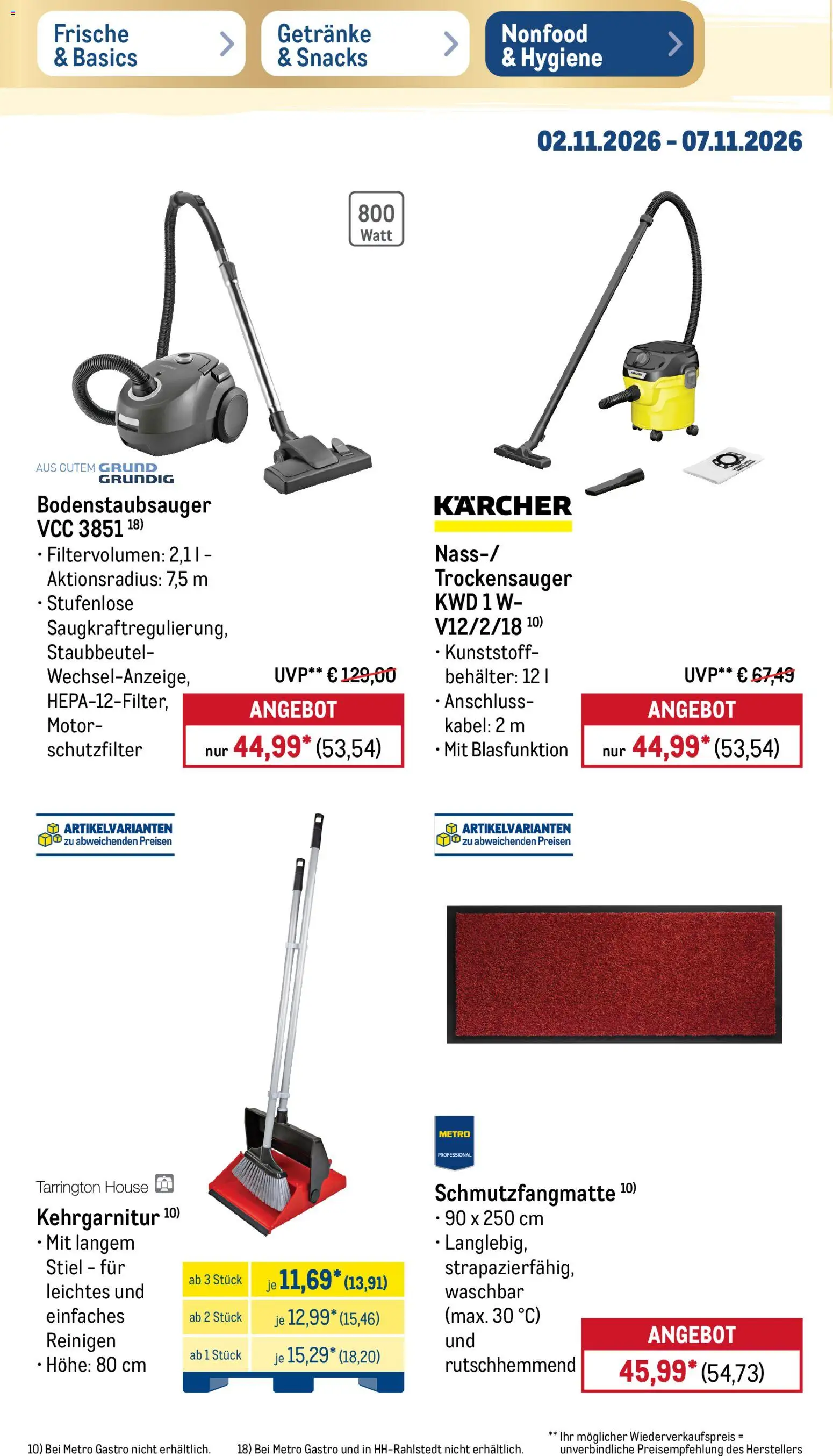 Metro Black Friday Prospekt in Deutschland