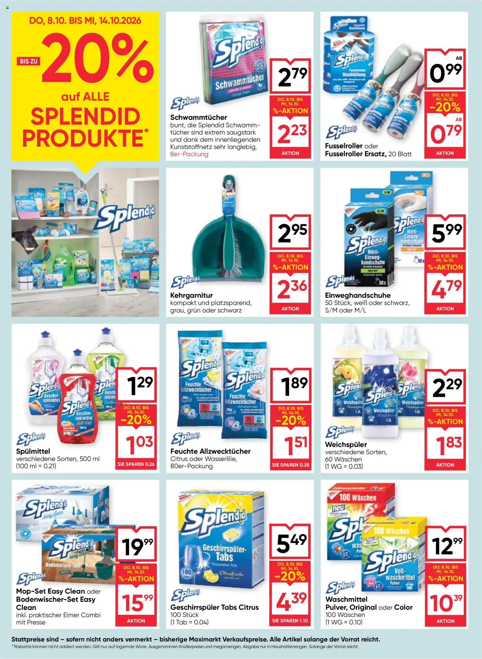Maximarkt Flugblatt Flugblatt in Österreich