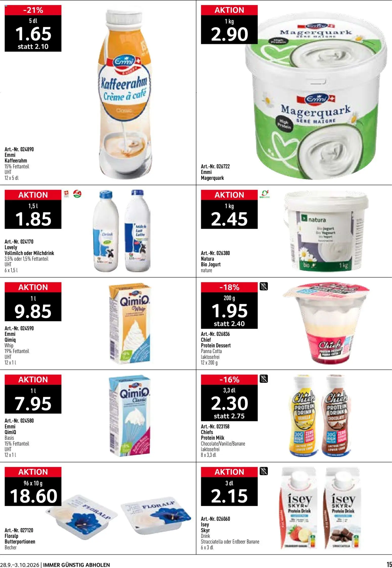 Prodega aktionen Prospekt in Schweiz