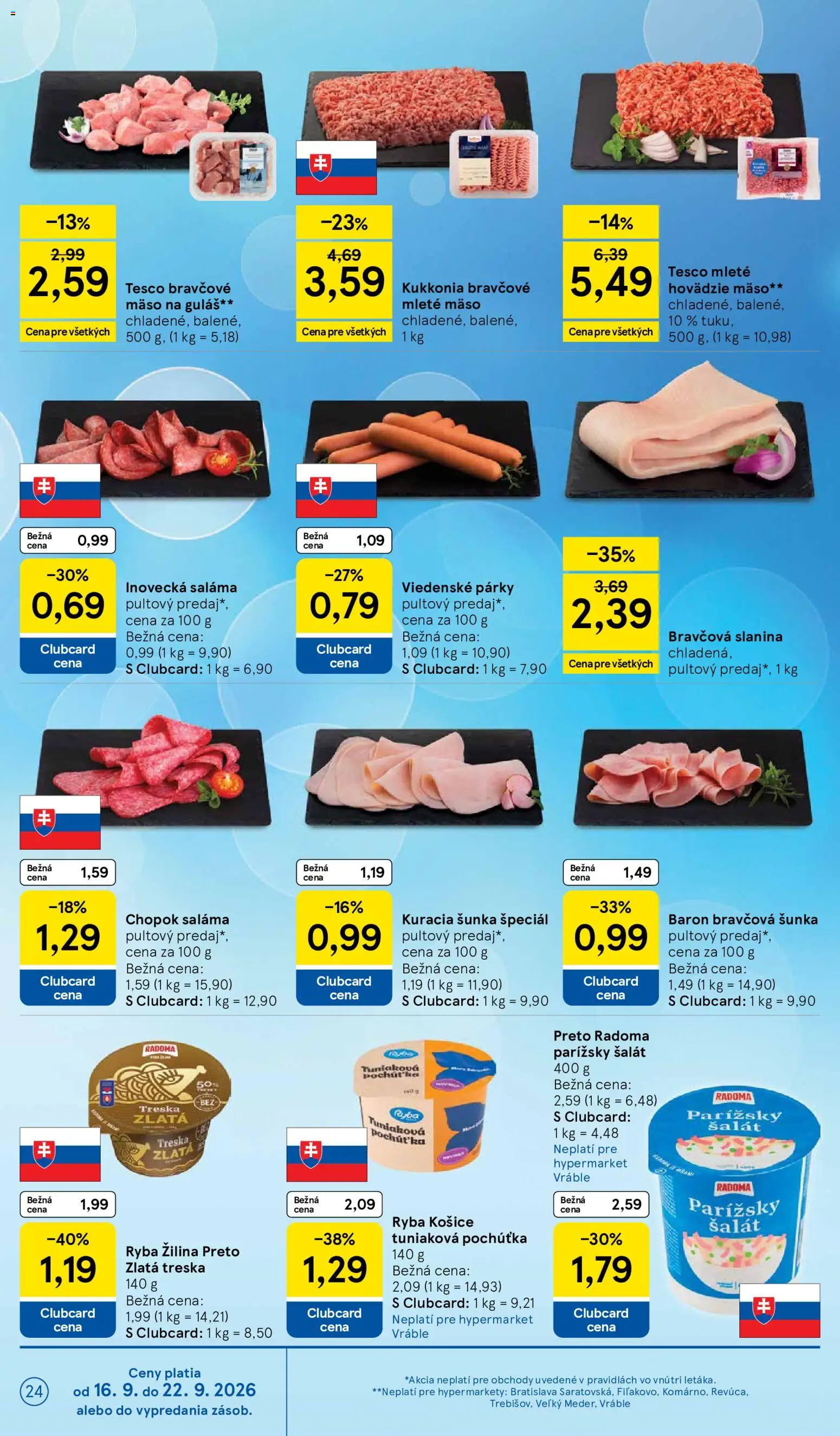 Tesco Hypermarket - leták Leták in Slovensko