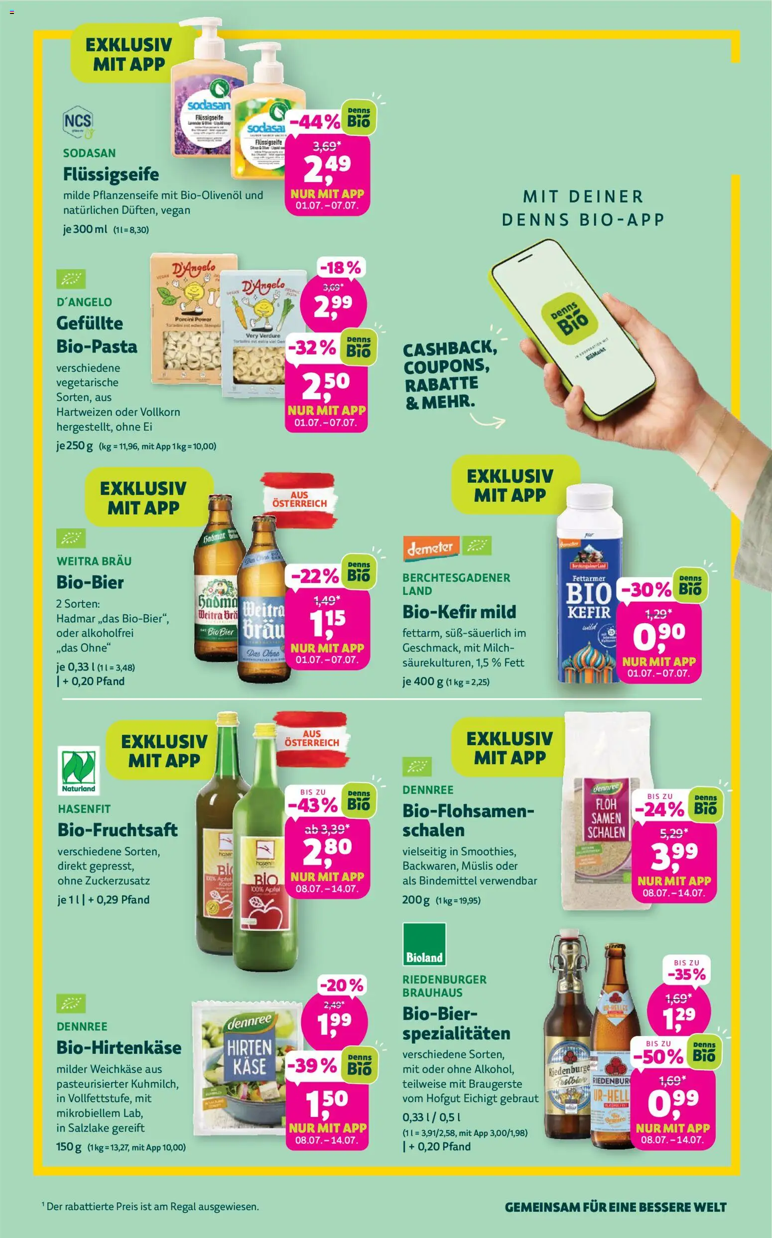 Die besten Angebote | Denns BioMarkt Angebote ab 01.07.2026 | - Jetzt stöbern! | Österreich