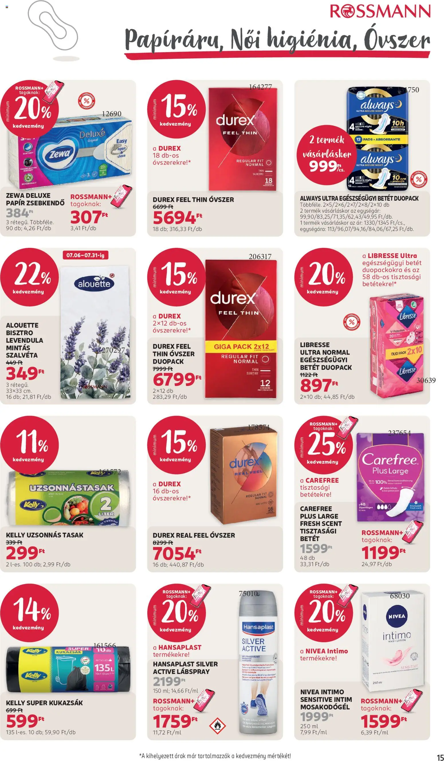 Rossmann Akciós Újság 2026.07.06.-tól/töl - fantasztikus ajánlatokat! 🛍️ | Magyarország