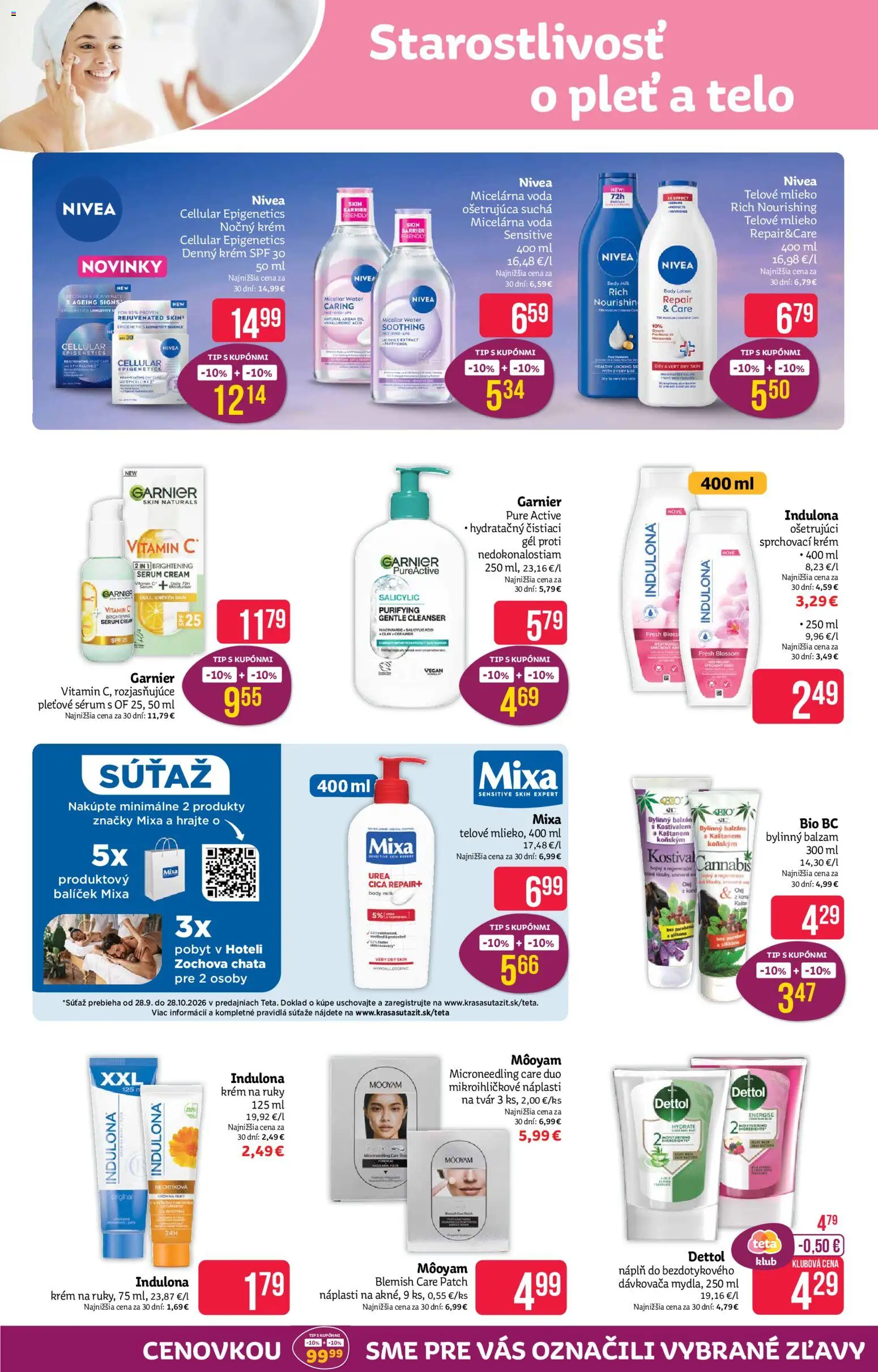 Teta drogerie leták Leták in Slovensko