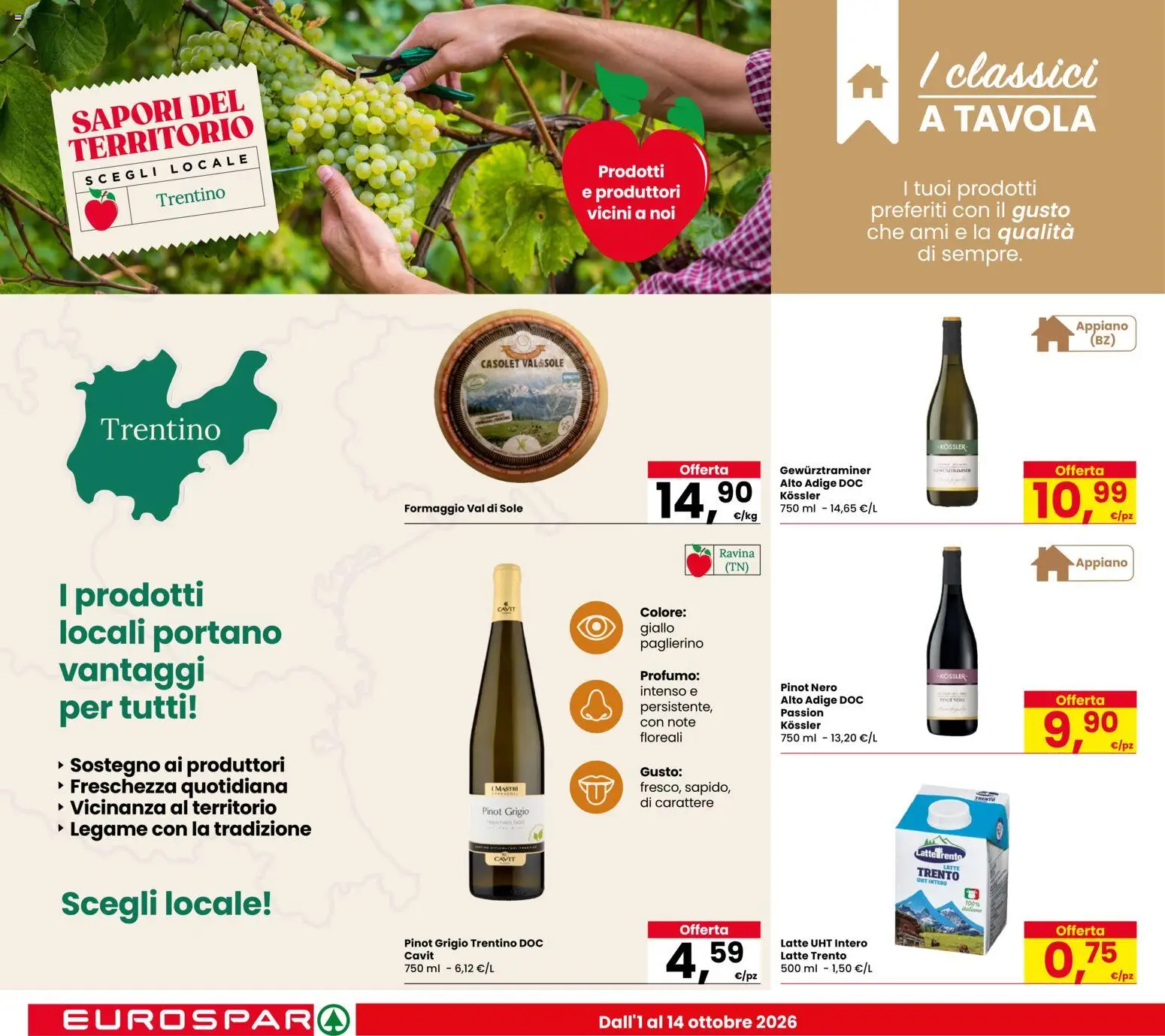 Eurospar volantino Volantino in Italy