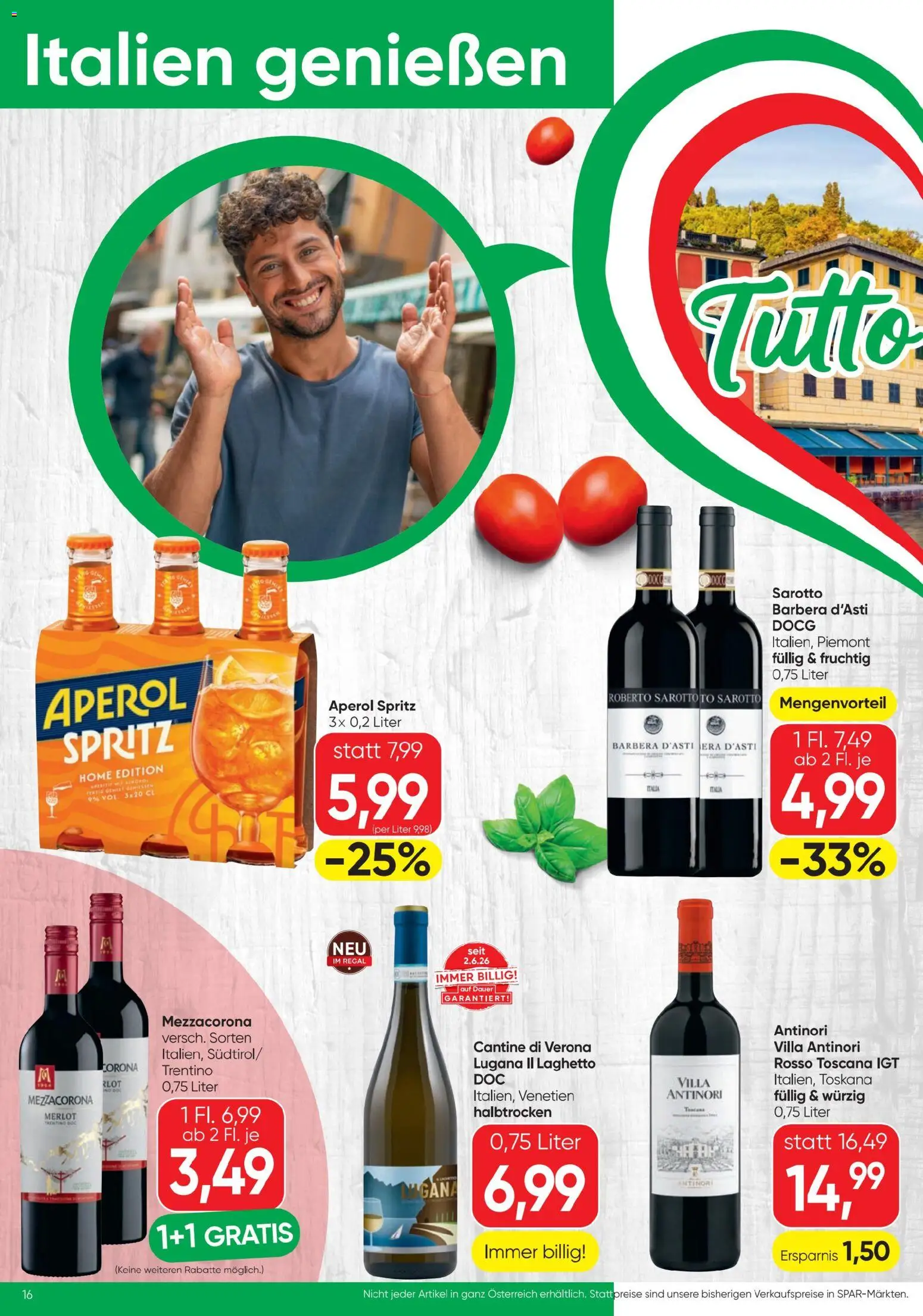 Jetzt sparen im Spar - Flugblatt 01.07.2026! Entdecken Sie die unschlagbaren Angebote | Österreich