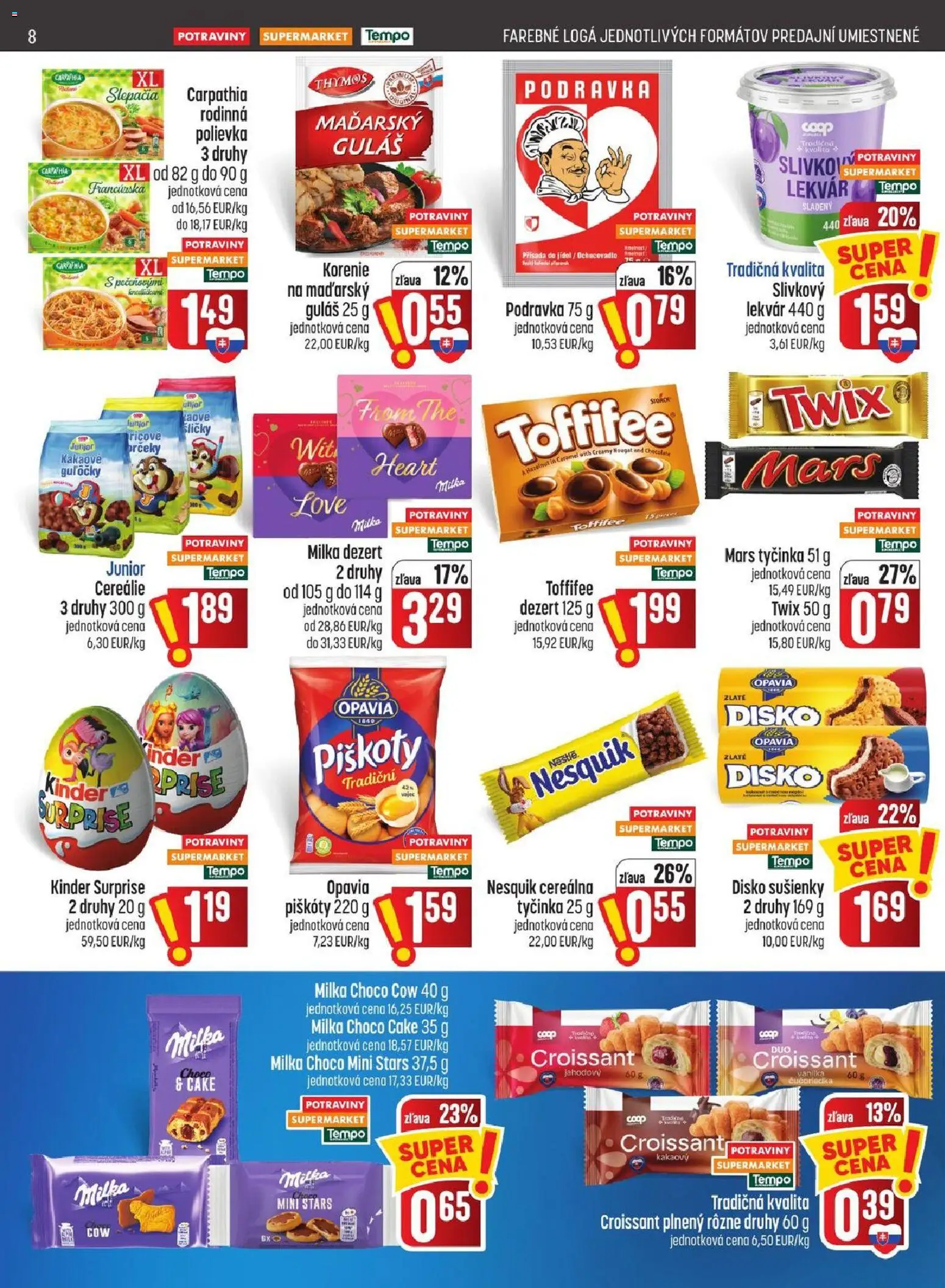 COOP Jednota leták Leták in Slovensko