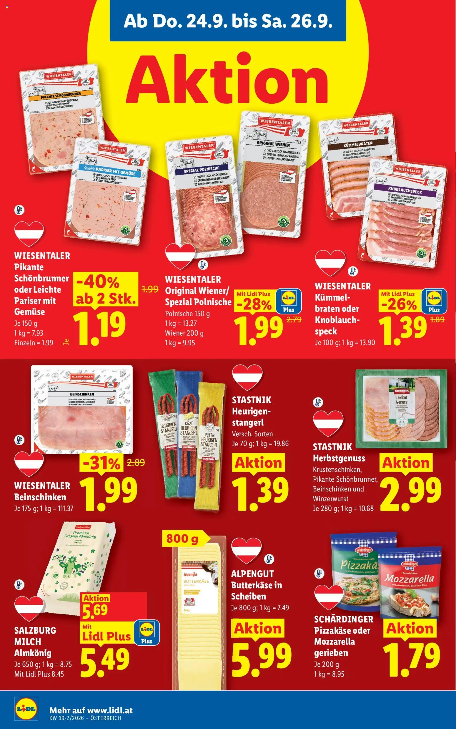 Lidl - Flugblatt Flugblatt in Österreich