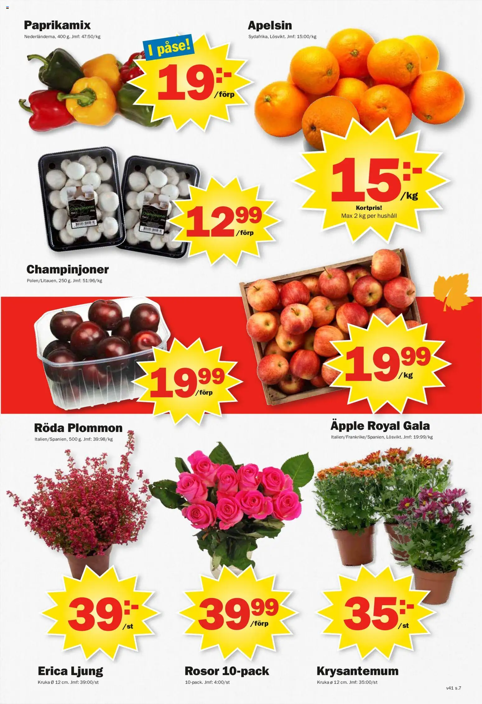 Pekås erbjudanden Reklamblad in Sverige