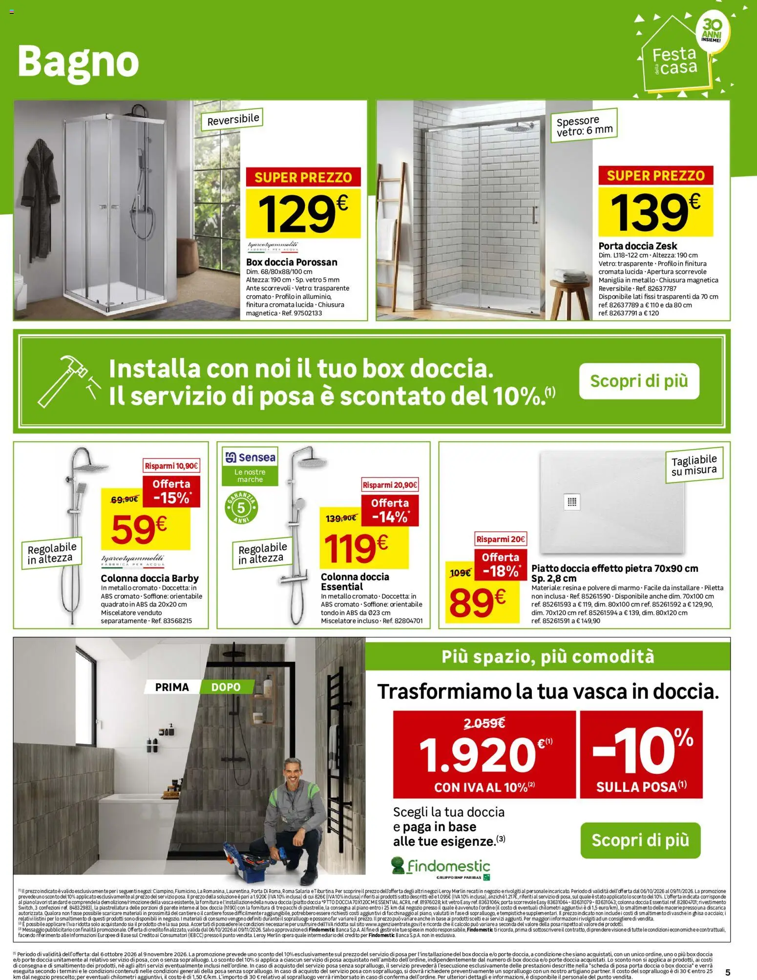 Leroy Merlin catalogo Volantino in Italy
