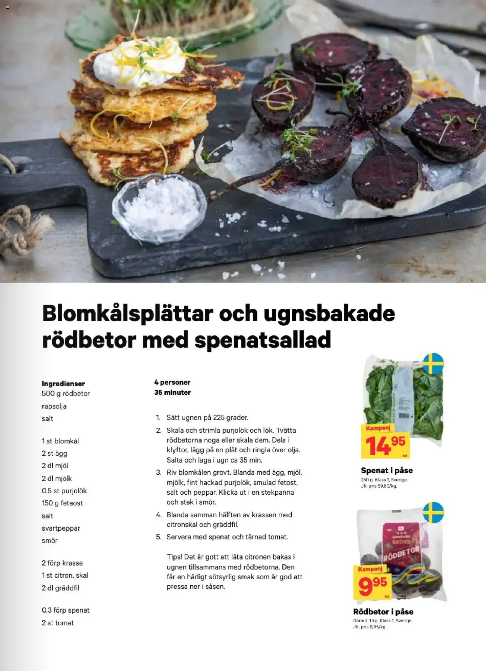 City Gross erbjudanden Reklamblad in Sverige