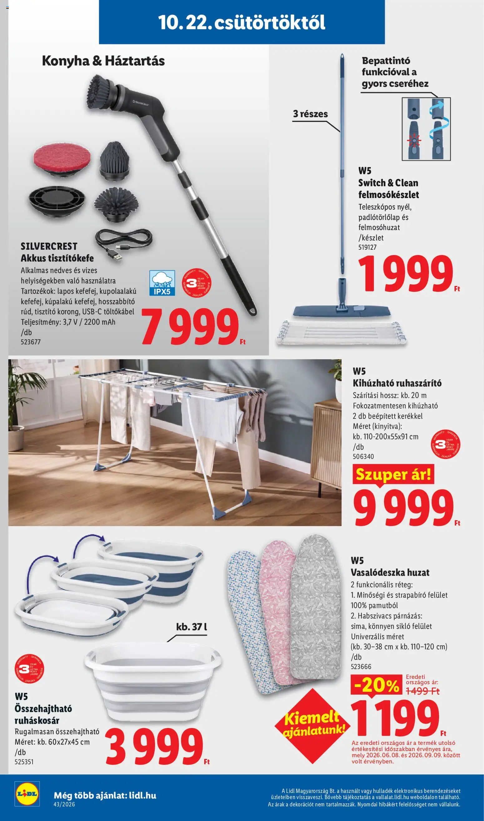 Lidl akciós újság Akciós újság in Magyarország