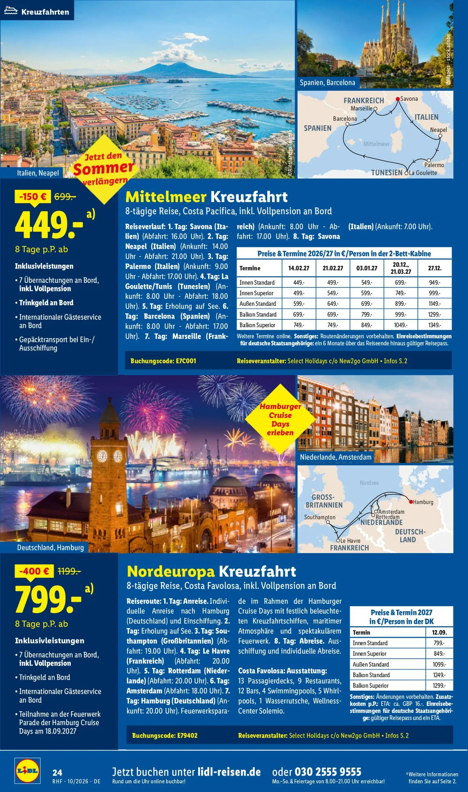 Lidl Reisen Prospekt Prospekt in Deutschland