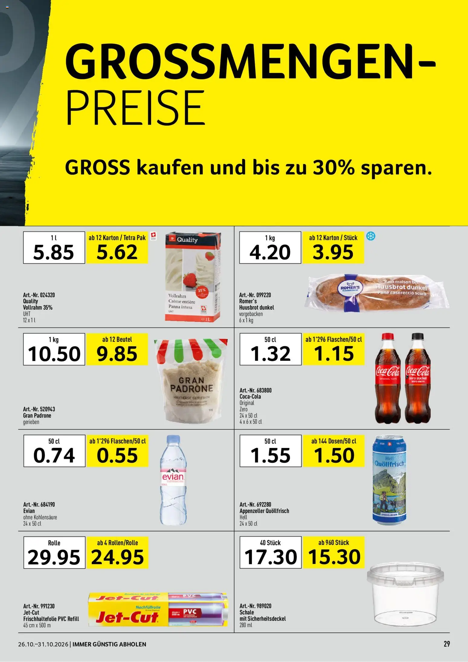 Prodega aktionen Prospekt in Schweiz