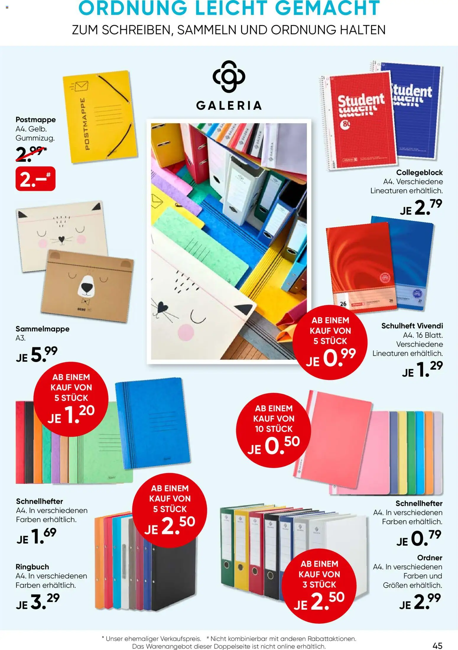 Galeria Karstadt Kaufhof Prospekt Prospekt in Deutschland