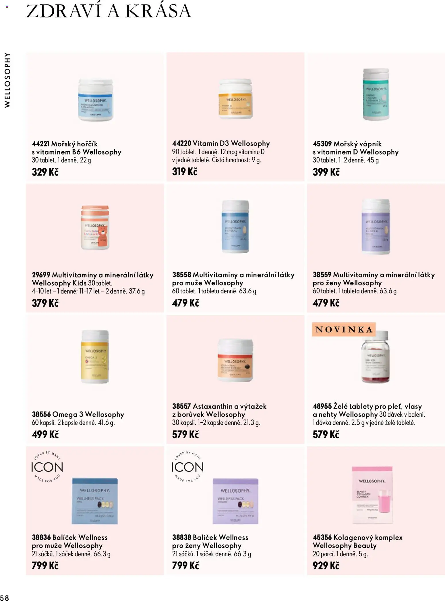 Oriflame katalog Novage+ Proceuticals Leták in Česko
