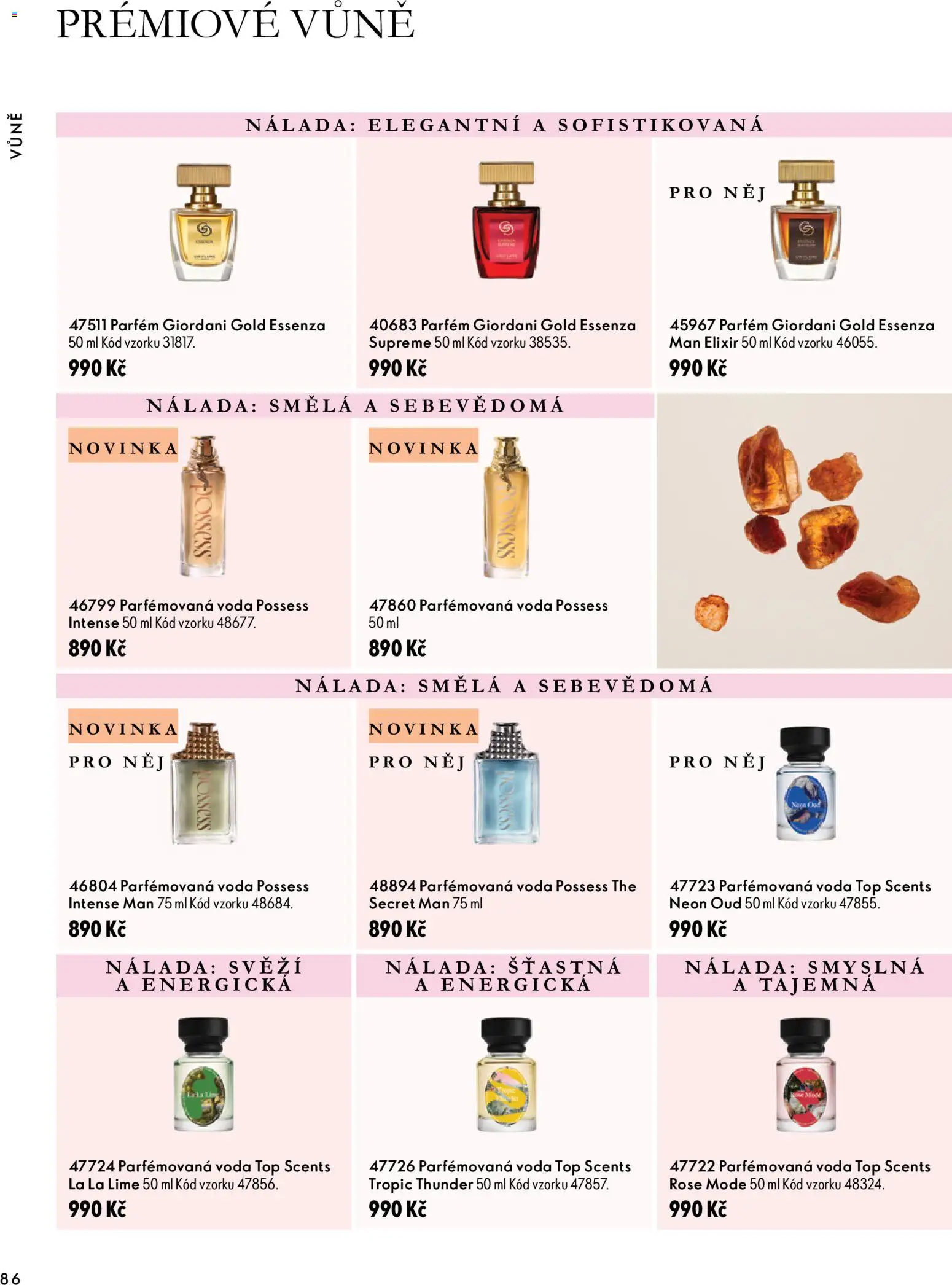 Oriflame katalog Novage+ Proceuticals Leták in Česko