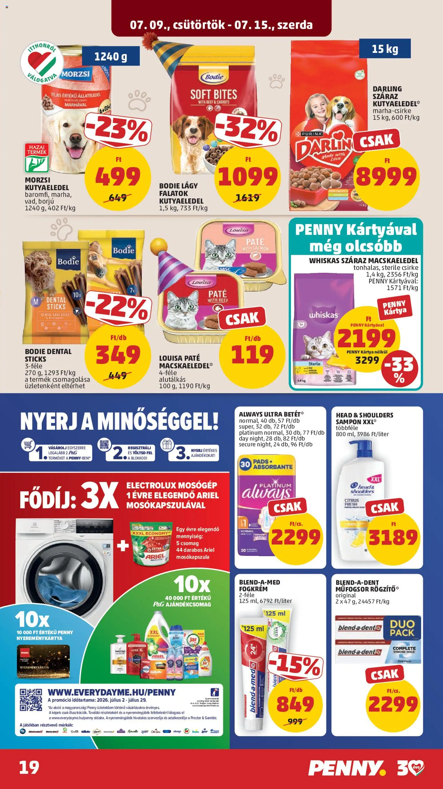 PENNY Akciós Újság 2026.07.09.-tól/töl - fantasztikus ajánlatokat! 🛍️ | Magyarország