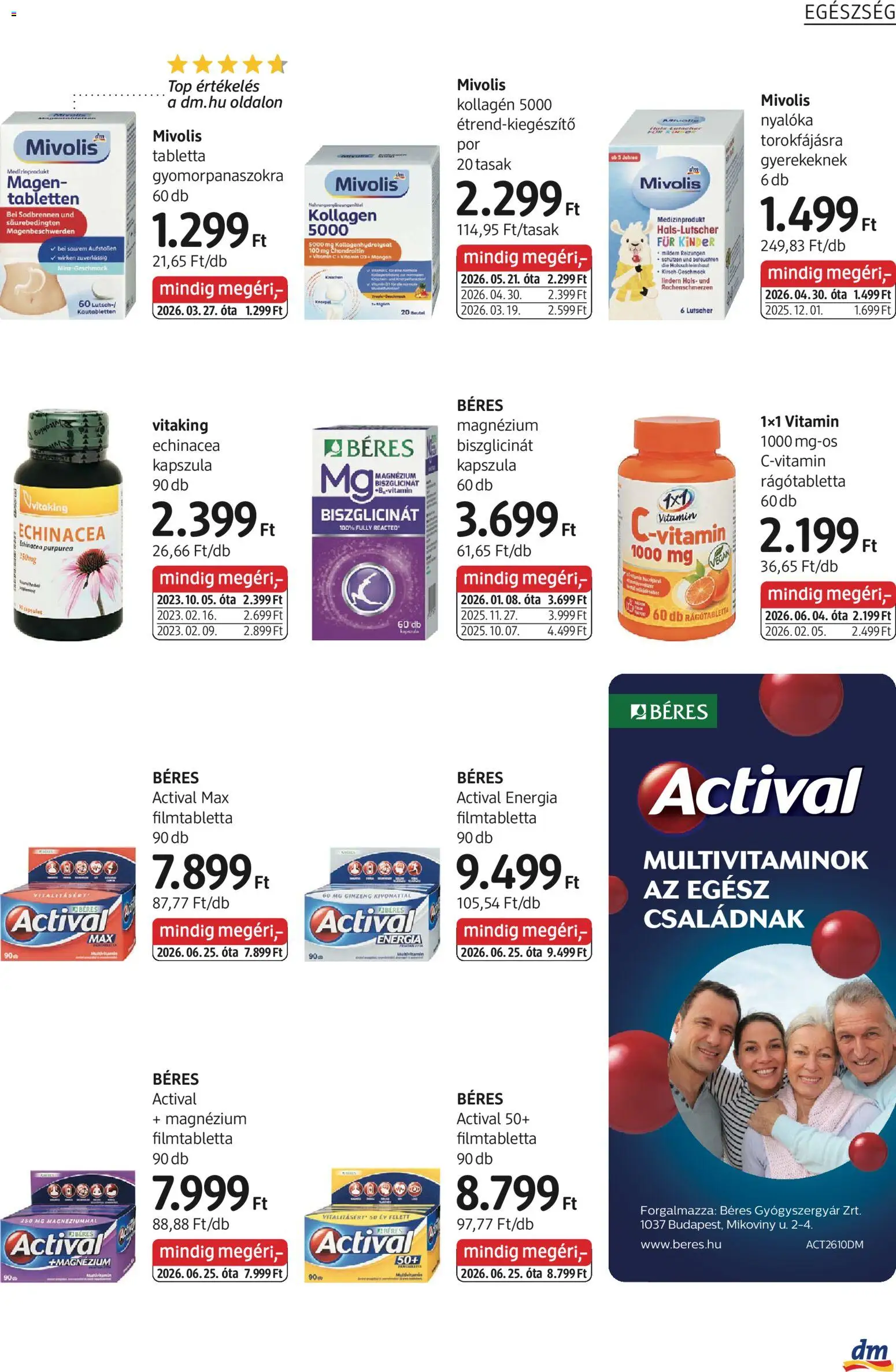 DM Drogerie Markt akciós újság Akciós újság in Magyarország