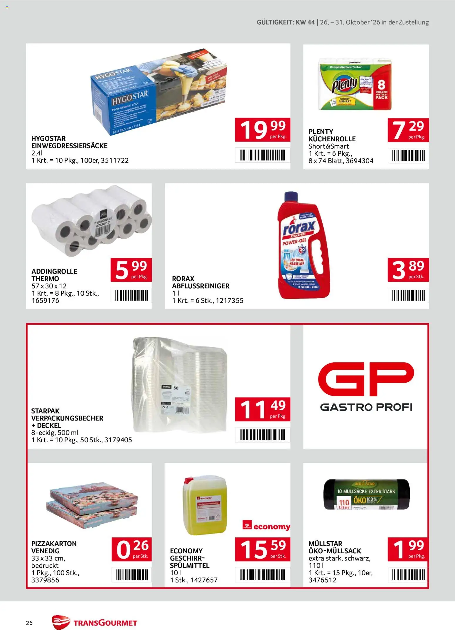 Transgourmet Flugblatt Flugblatt in Österreich