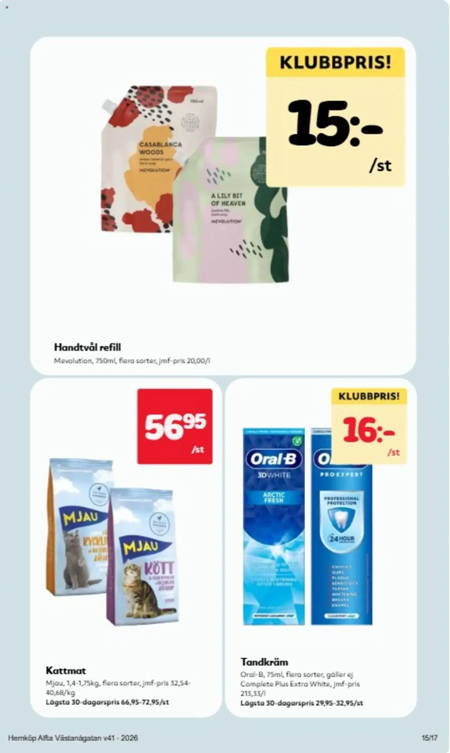 Hemköp erbjudanden Reklamblad in Sverige