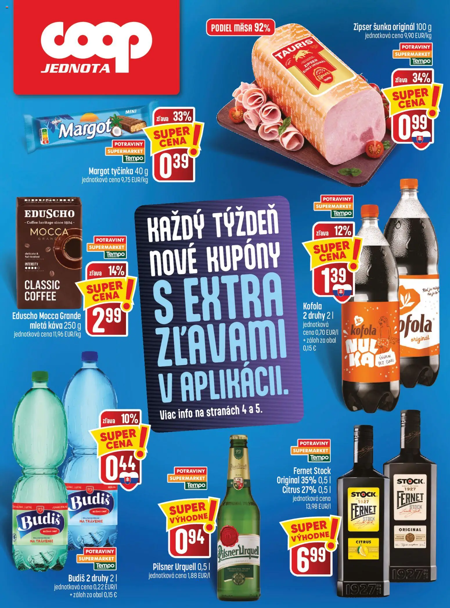 COOP Jednota leták Leták in Slovensko