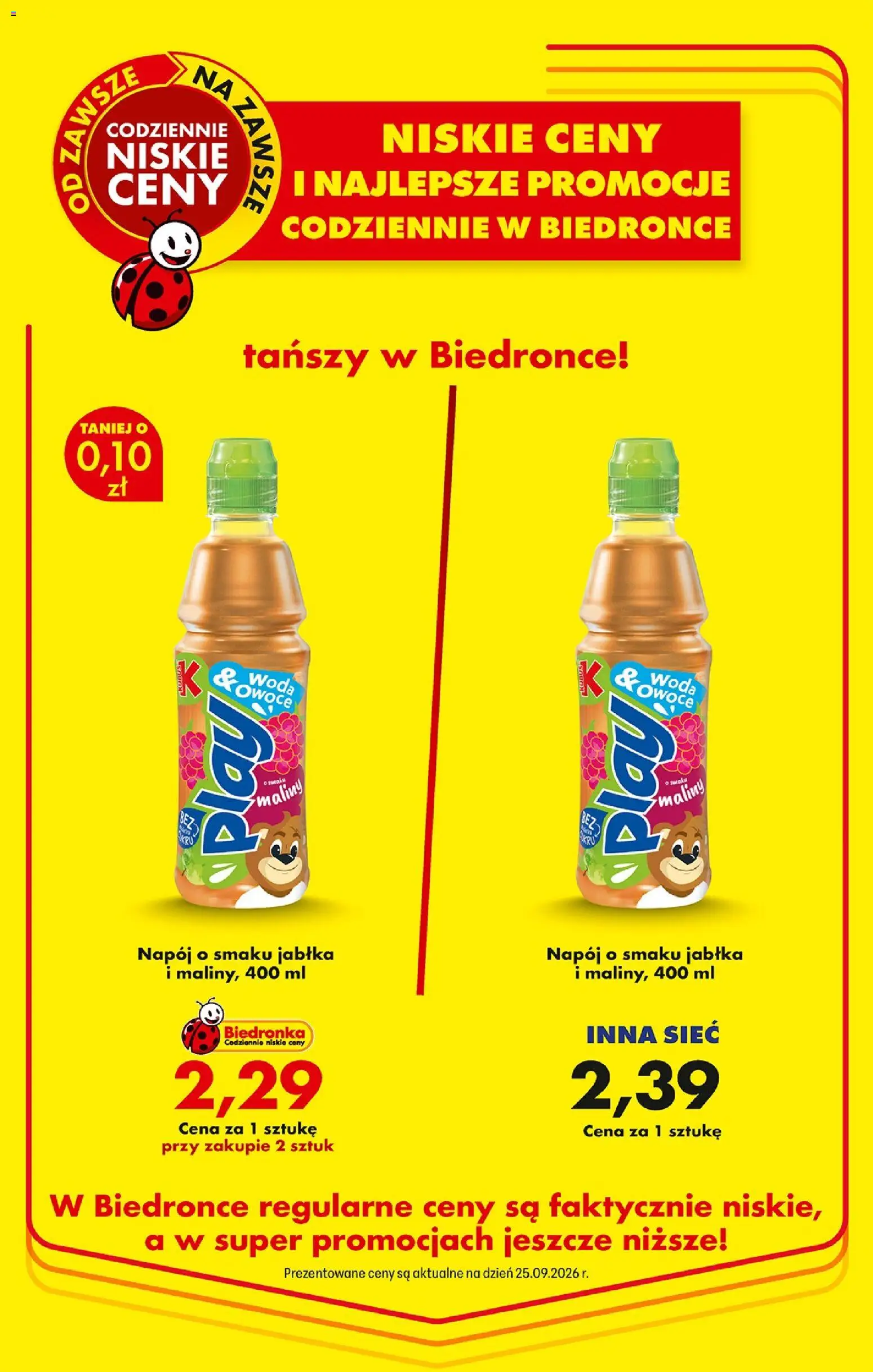 Biedronka gazetka od poniedziałku Gazetka in Polska