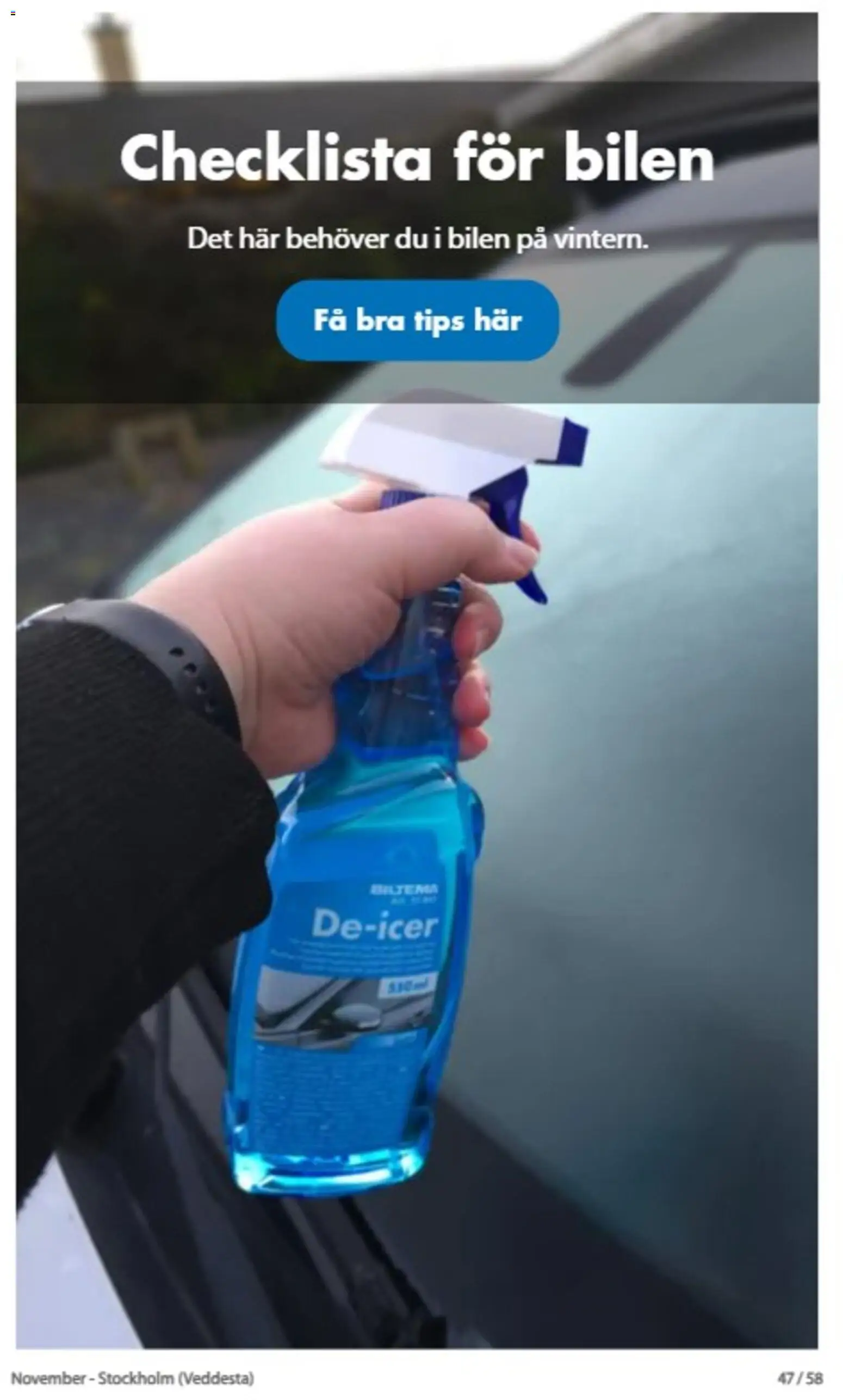 Biltema erbjudanden November Reklamblad in Sverige